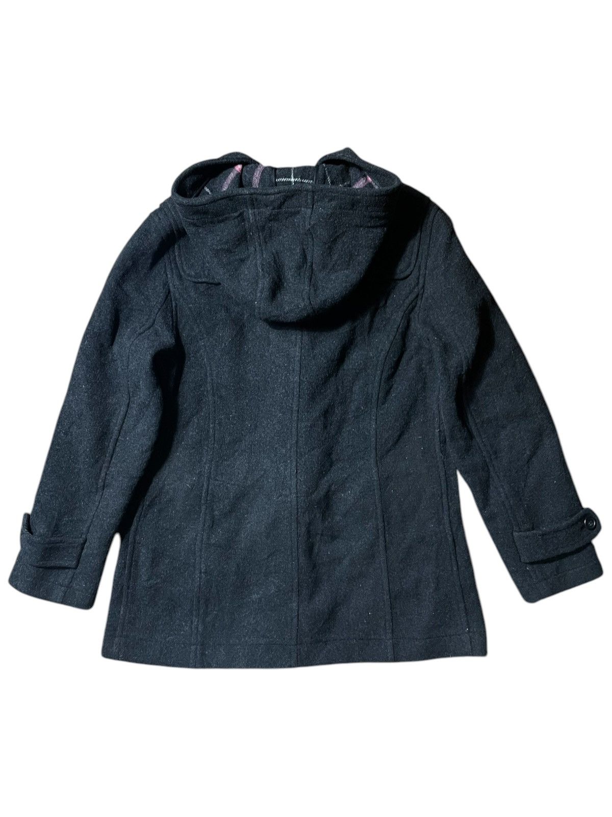 Japanese Brand PARLAL COAT - Wool Black Duffle Jacket Size US S / EU 44-46 / 1 - 2 Thumbnail