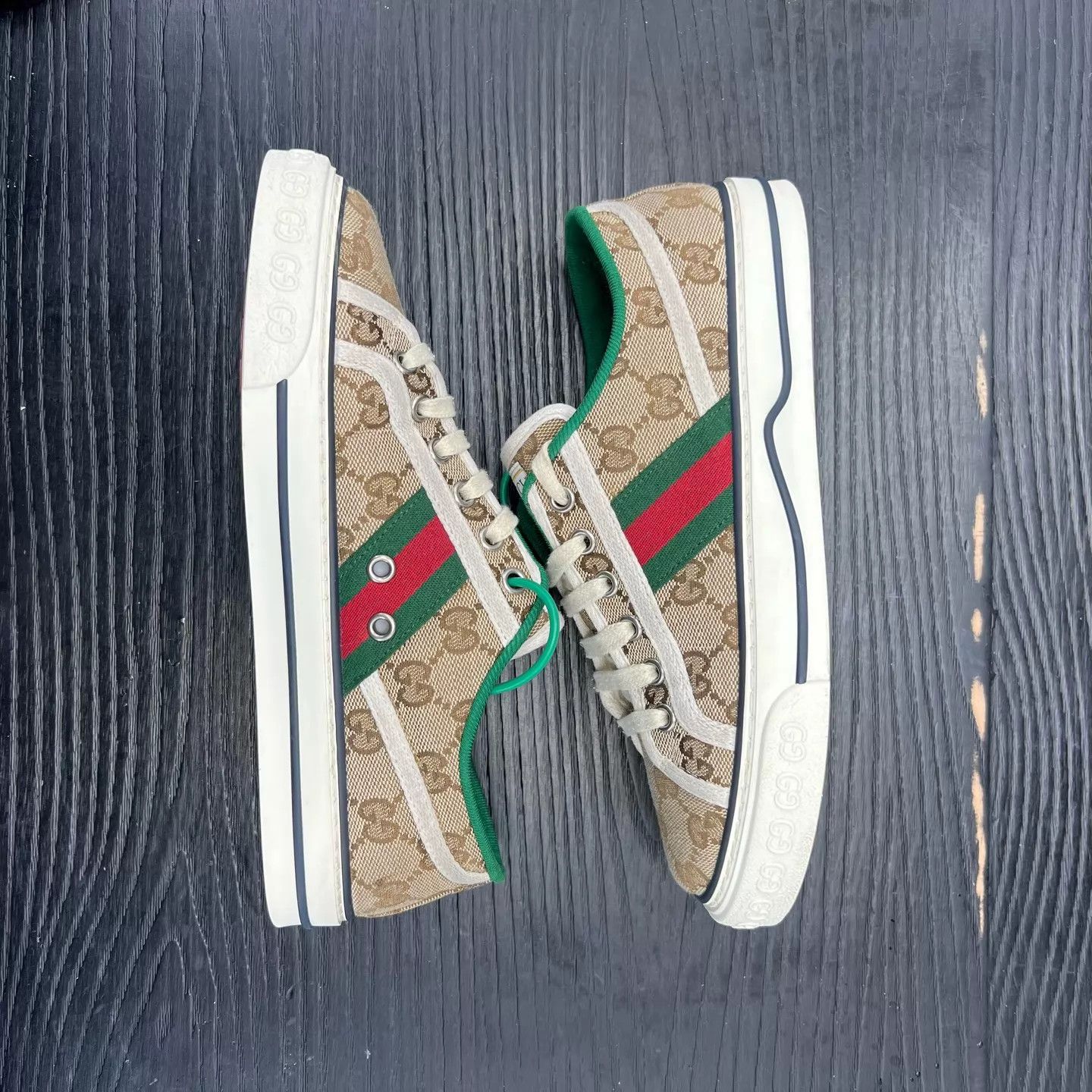 Gucci Gucci 1977 Ebony 37 Like New Shoes with Box & Acc Size US 6.5 / IT 36.5 - 2 Thumbnail