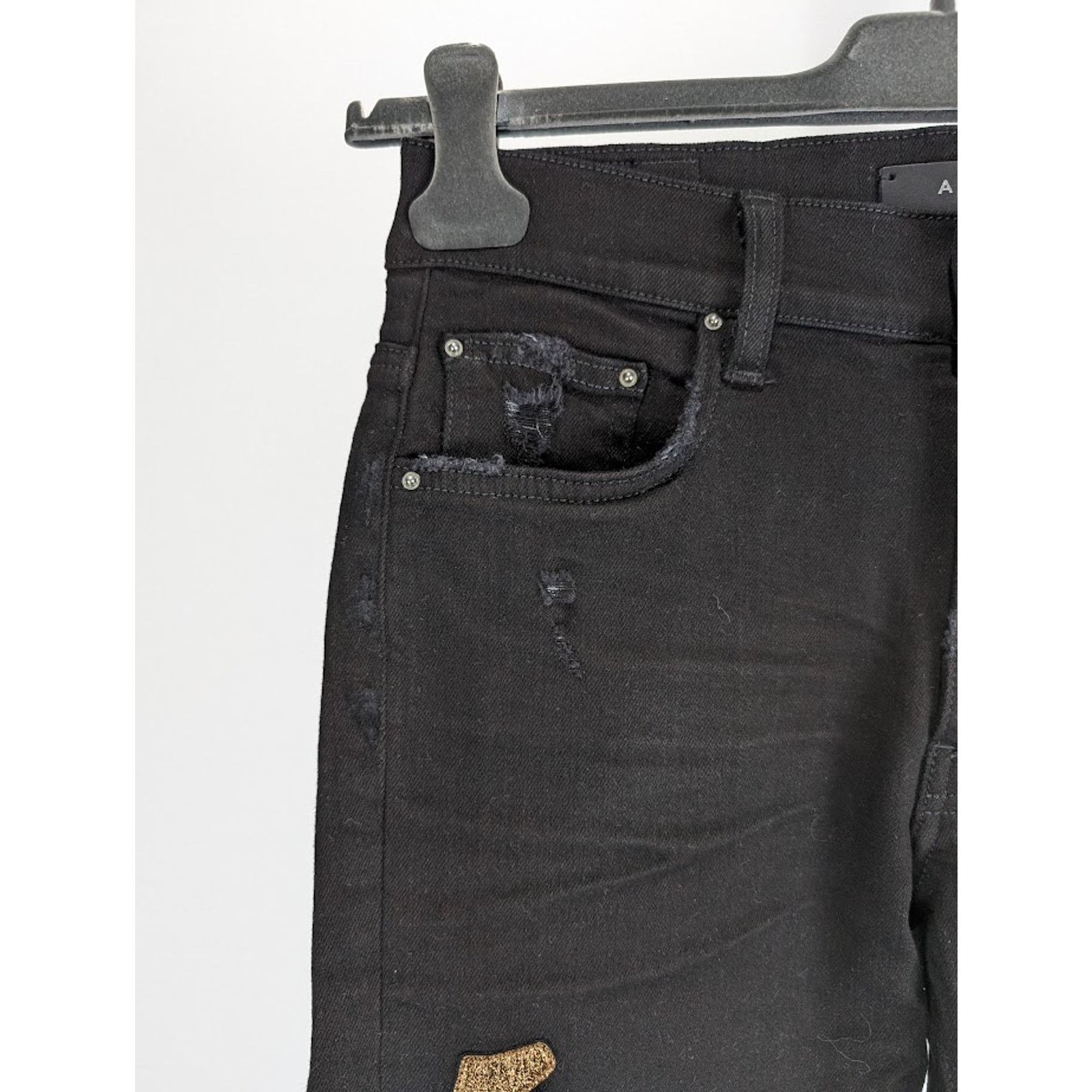 Amiri o1rshd1 Bones Jeans in Black/Gold Size US 38 / EU 54 - 7 Thumbnail
