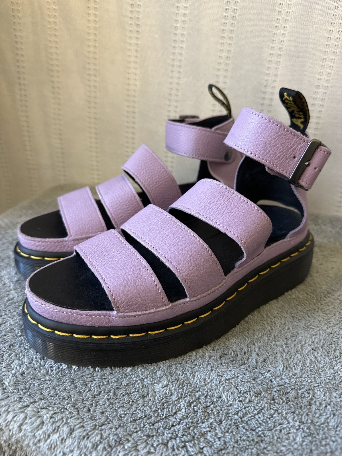 Dr. Martens Dr Martens Clarissa II Quad Women's Lilac Purple Sandals Size US 9 / IT 39 - 1 Thumbnail