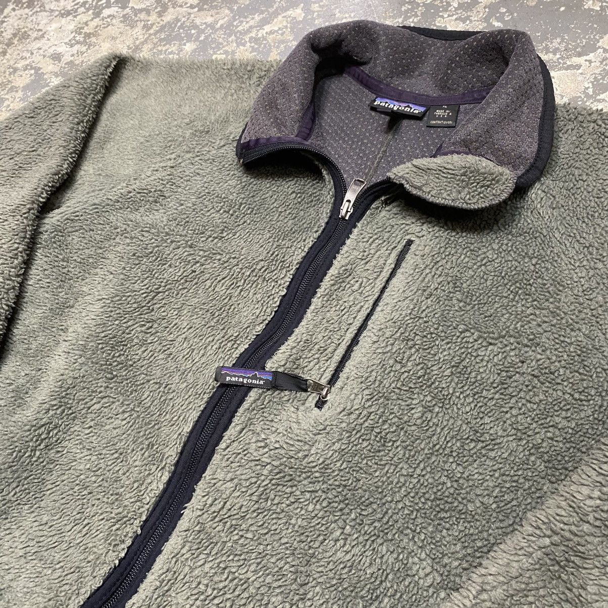 Patagonia × Vintage Vintage Patagonia Deep Pile Retro X Zip Up Fleece Sweater Size US XL / EU 56 / 4 - 4 Thumbnail