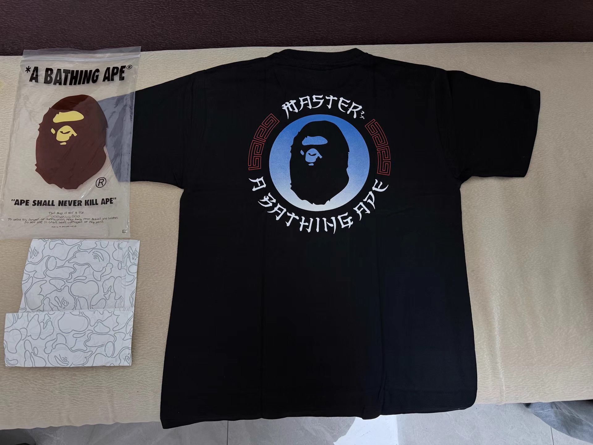 Bape BAPE Black Short Sleeve Tee Size US M / EU 48-50 / 2 - 1 Thumbnail