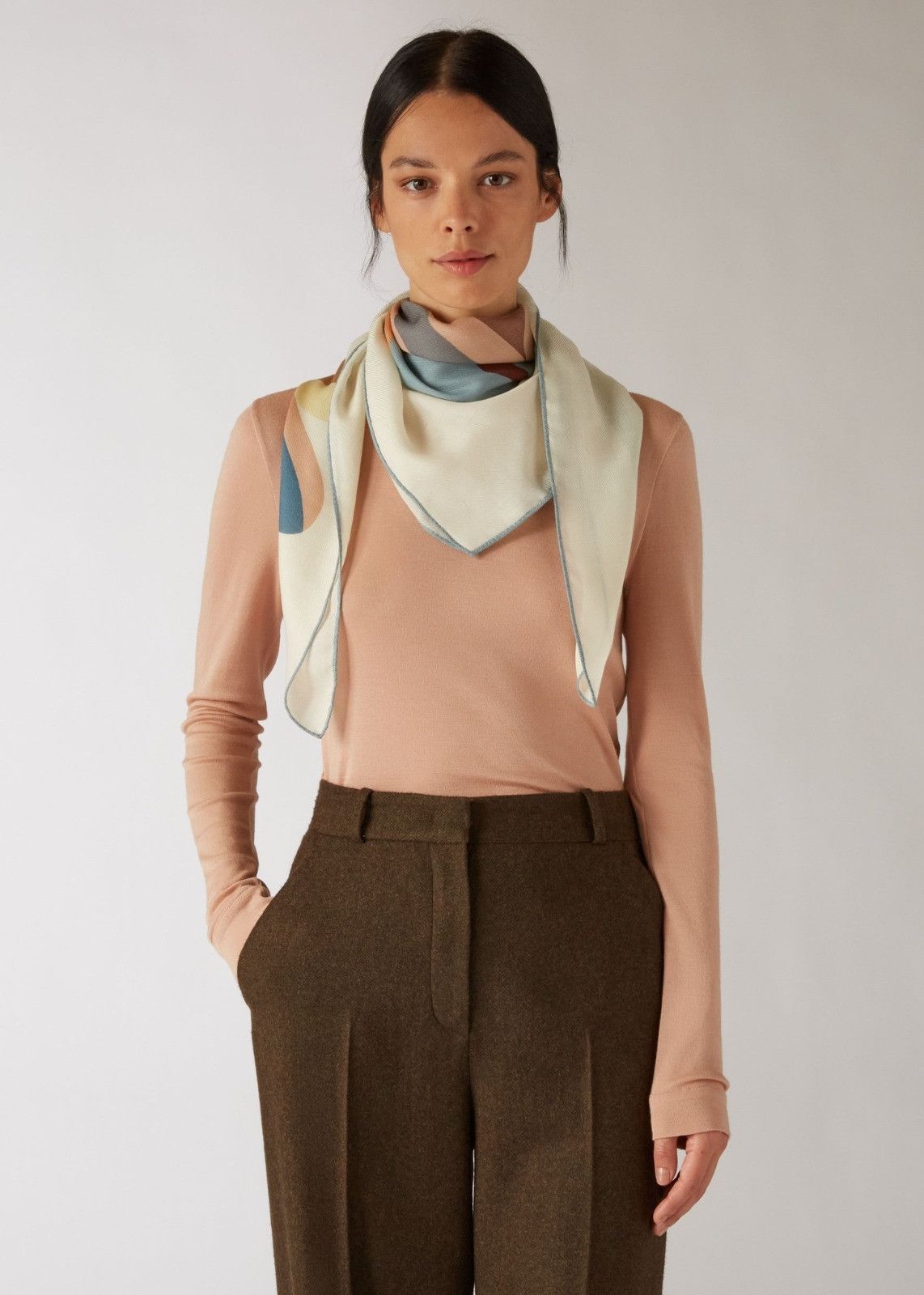Loro Piana o1srvl11e0824 Size: OS / Pop Square Scarf in Multicolor Size ONE SIZE - 3 Thumbnail