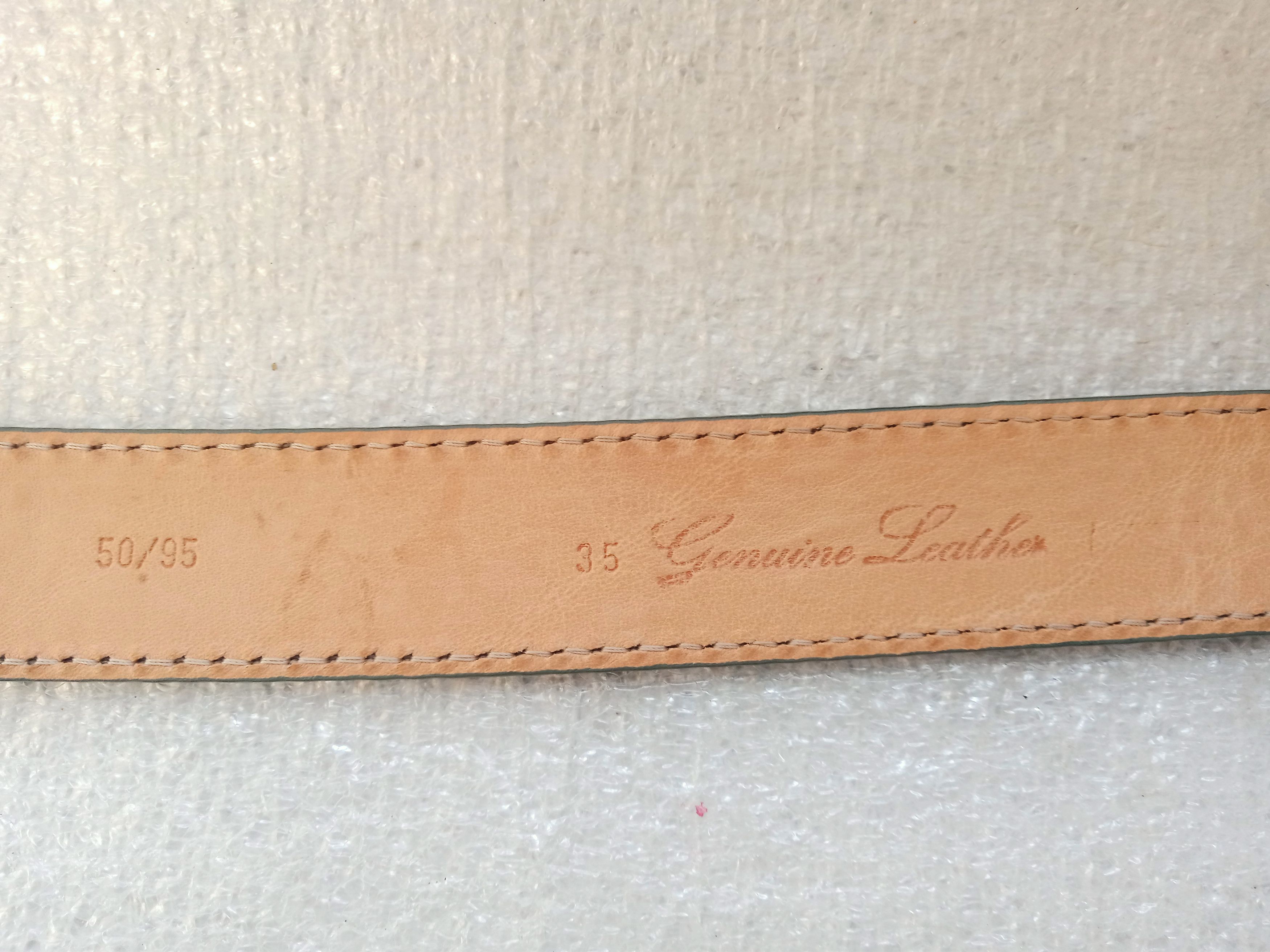 Other Reptile's House Italy Leather Belt Size ONE SIZE - 3 Thumbnail