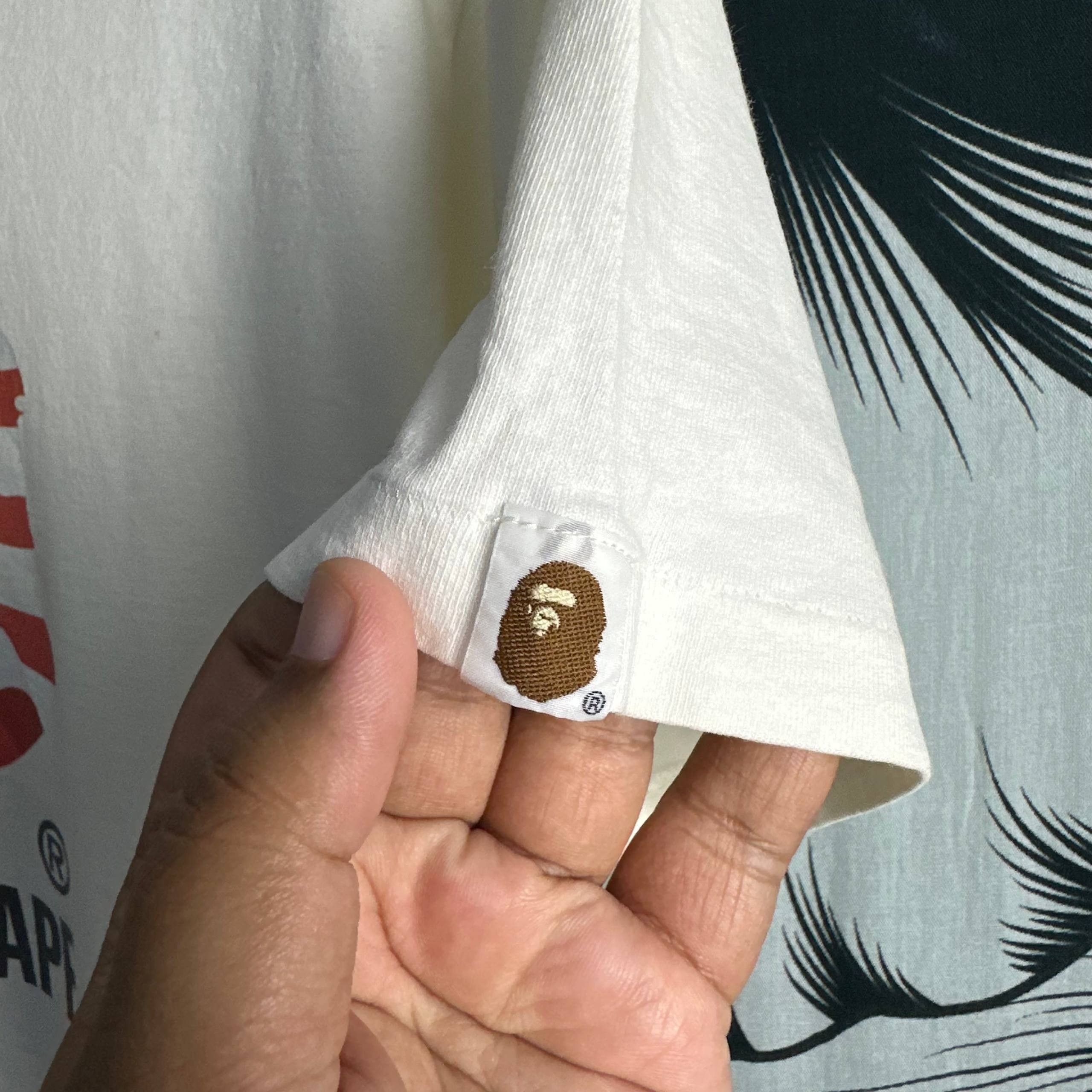 Bape Vintage A Bathing Ape American Big Head T-Shirt Size US L / EU 52-54 / 3 - 6 Thumbnail