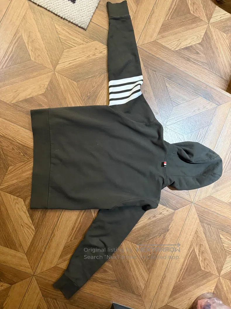 Thom Browne Thom Browne Dark Military Green Sweatshirt Size US L / EU 52-54 / 3 - 8 Thumbnail