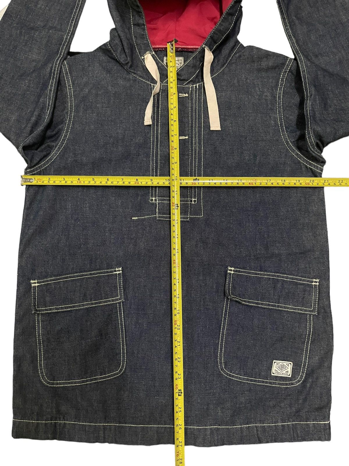 Japanese Brand Vintage Japanese Brand Half Button Denim Style Jacket Size US M / EU 48-50 / 2 - 10 Thumbnail