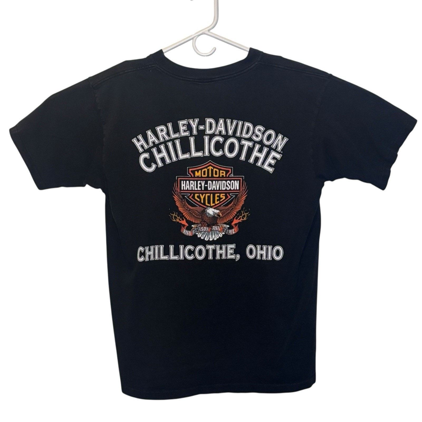 Harley Davidson × Vintage Vintage 1997 Harley Davidson T Shirt Eagle Single Stitched Size US L / EU 52-54 / 3 - 2 Thumbnail