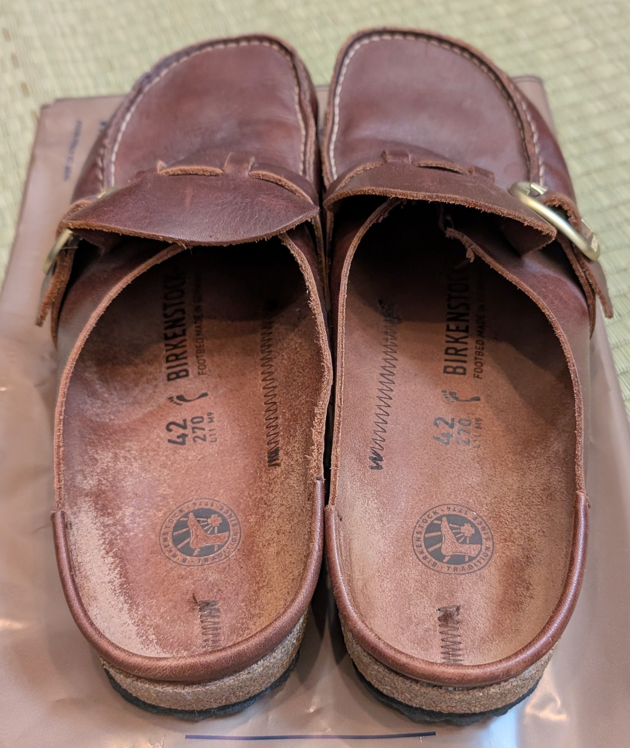 Birkenstock Birkenstock Buckley Leather Clogs Size 42 Size US 11 / IT 41 - 4 Thumbnail