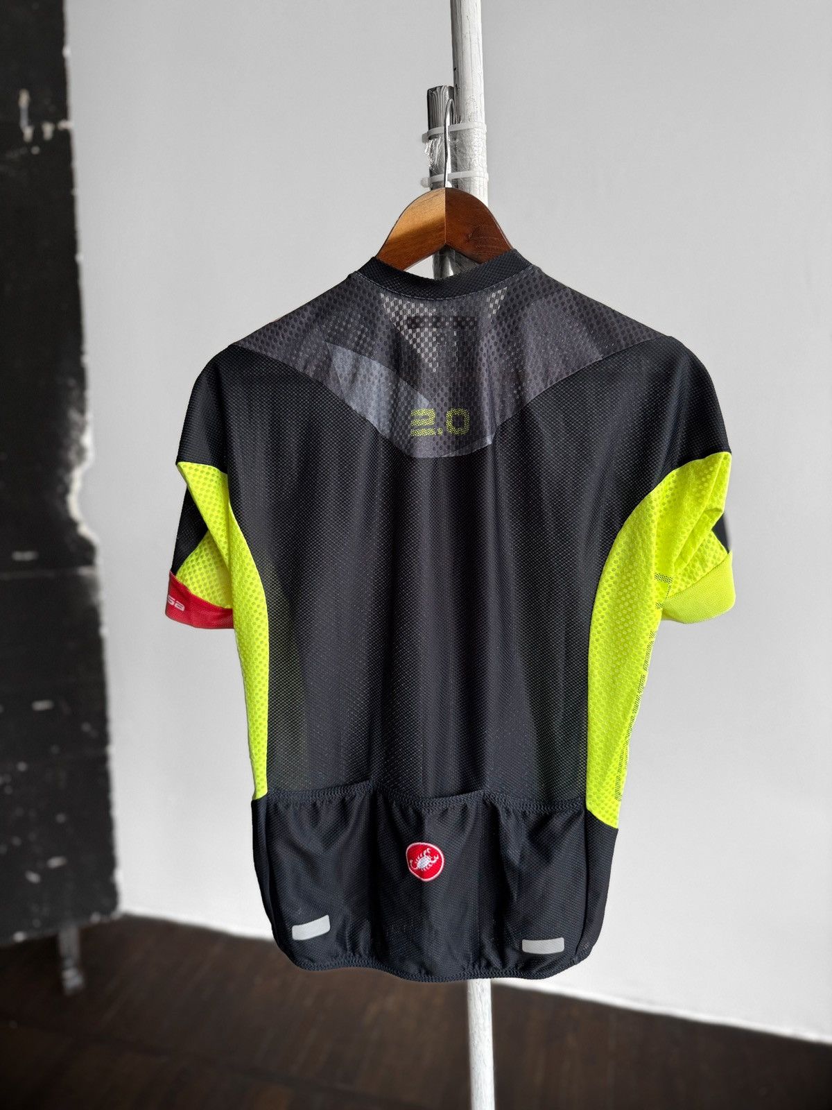 Other Castelli Womens Black Geometric Camo Full Zip Cycling Jersey Size XL / US 12-14 / IT 48-50 - 2 Thumbnail