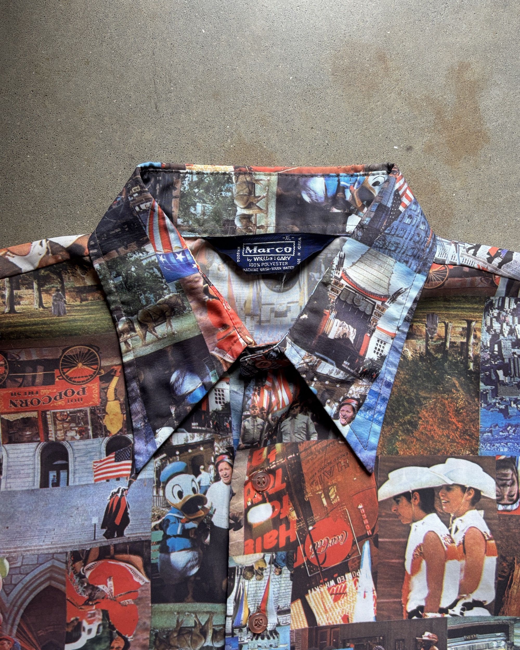 Vintage Vintage x Japanese x Americana Picture Shirt Size US XL / EU 56 / 4 - 3 Thumbnail