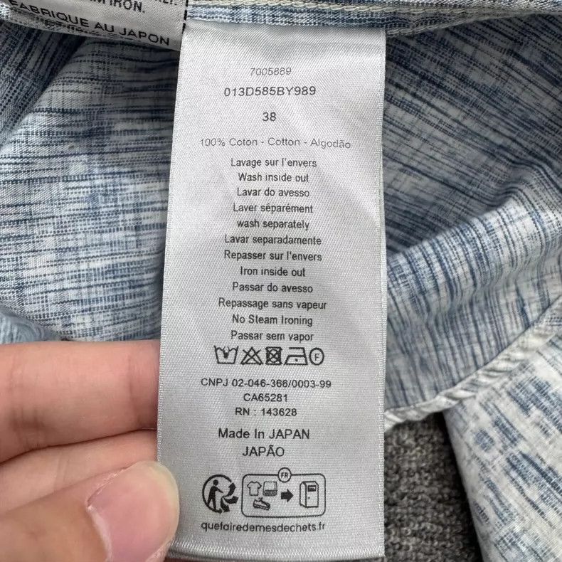 Dior Dior Size 38 Full-print old-fashioned shirt 2505-Nextarrow Size US XXS / EU 40 - 3 Thumbnail