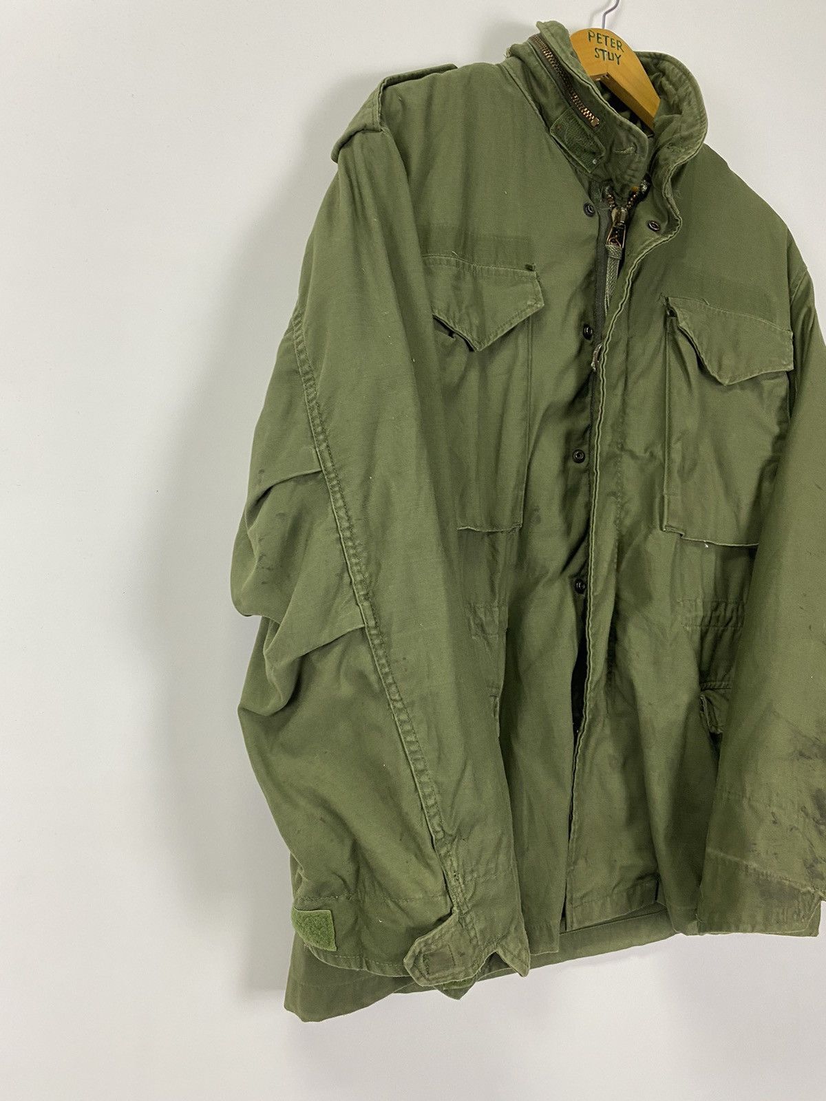 Vintage Vintage 80s Military Jacket Size US L / EU 52-54 / 3 - 10 Thumbnail