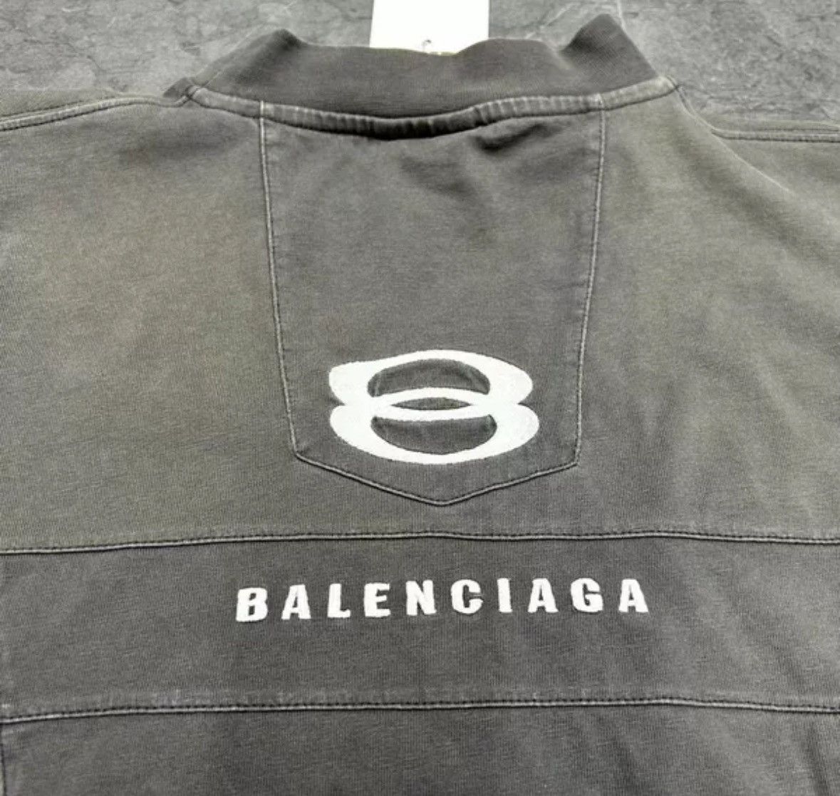 Balenciaga Balenciaga 24FW made old and heavily racing short sleeved Size US M / EU 48-50 / 2 - 3 Thumbnail