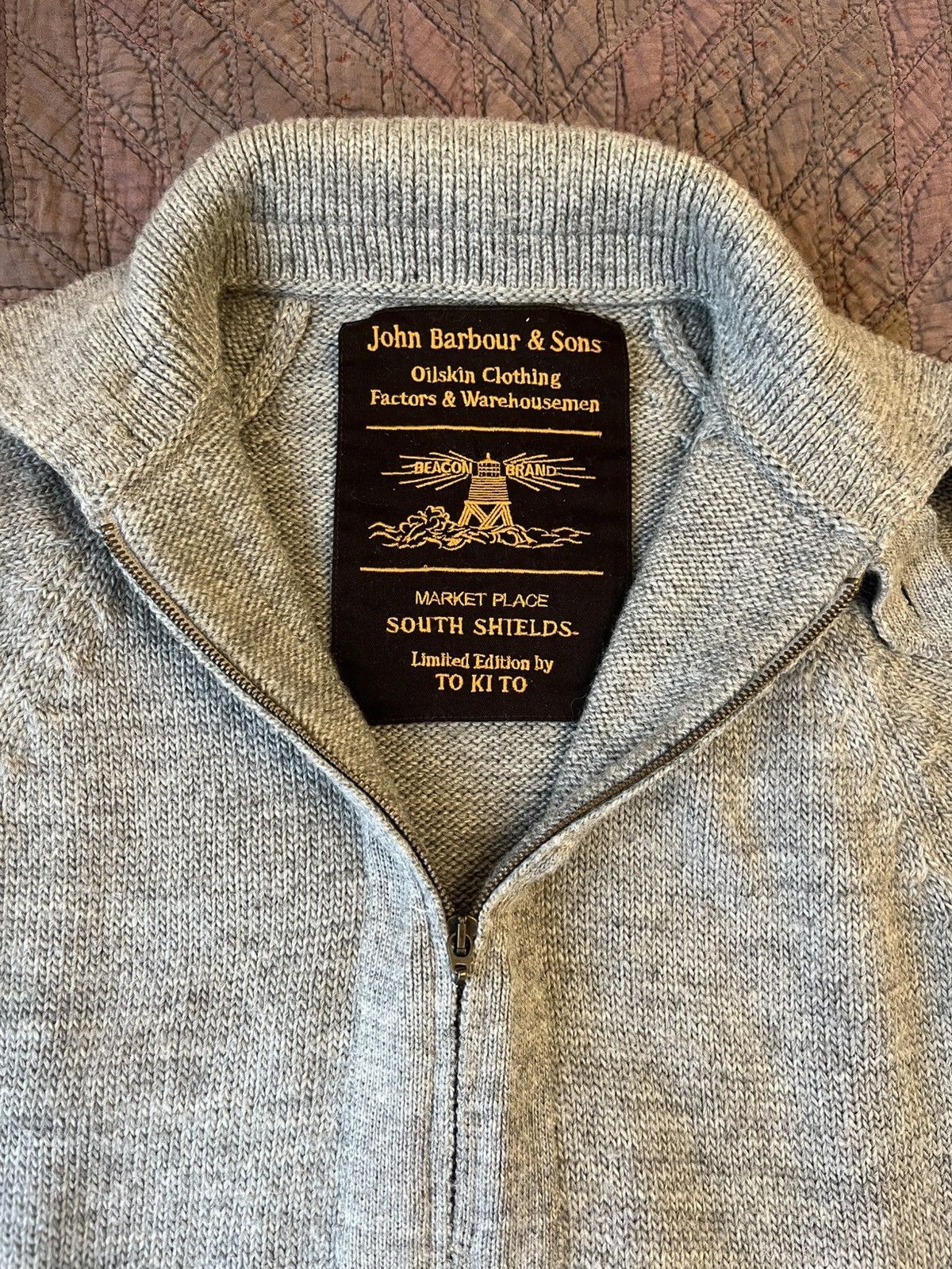 Barbour × TO KI TO Barbour TO KI TO Zip Cardigan Size US S / EU 44-46 / 1 - 2 Thumbnail