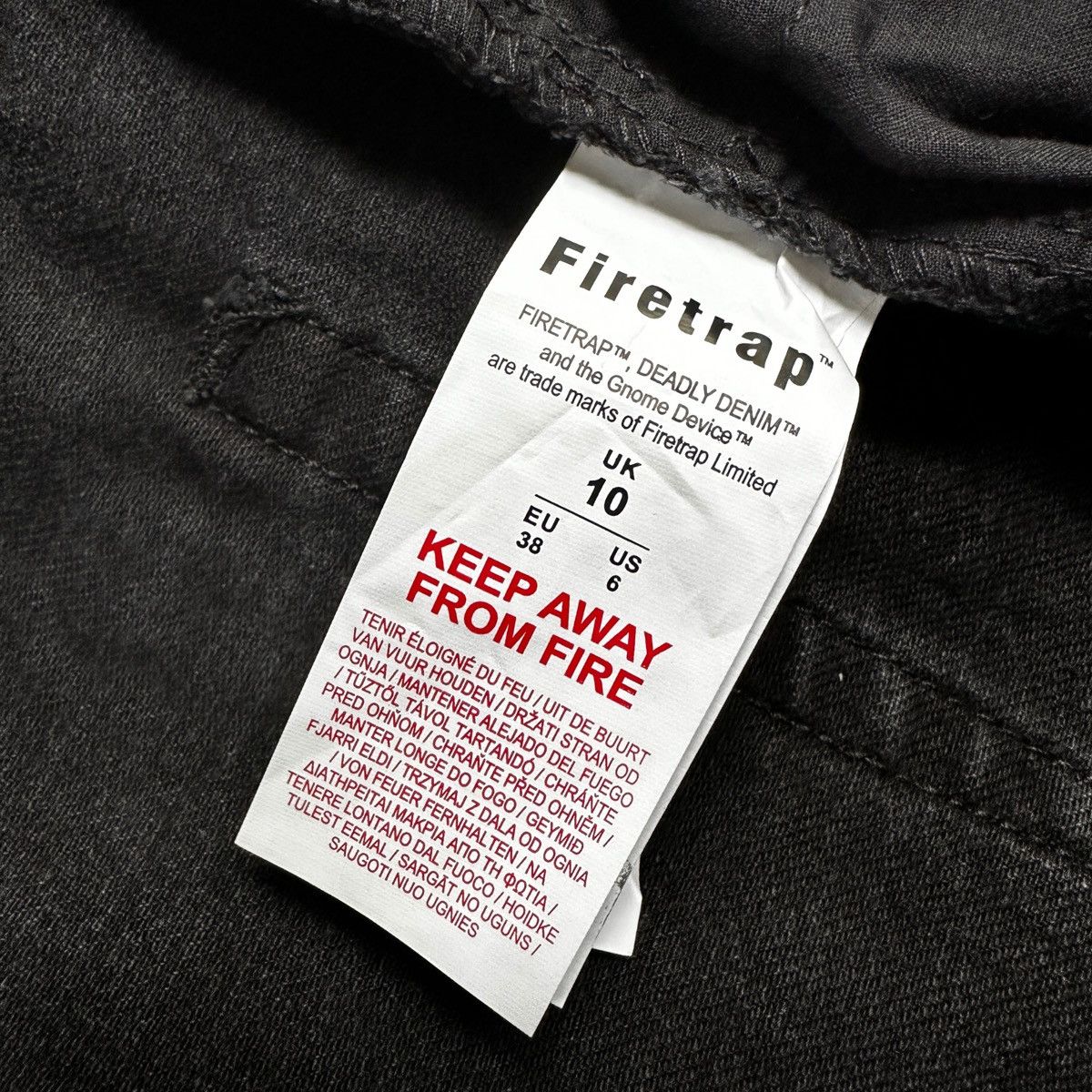 Firetrap Firetrap Women's Straight Leg Jeans Black Size UK 10 Size 28" / US 6 / IT 42 - 6 Thumbnail