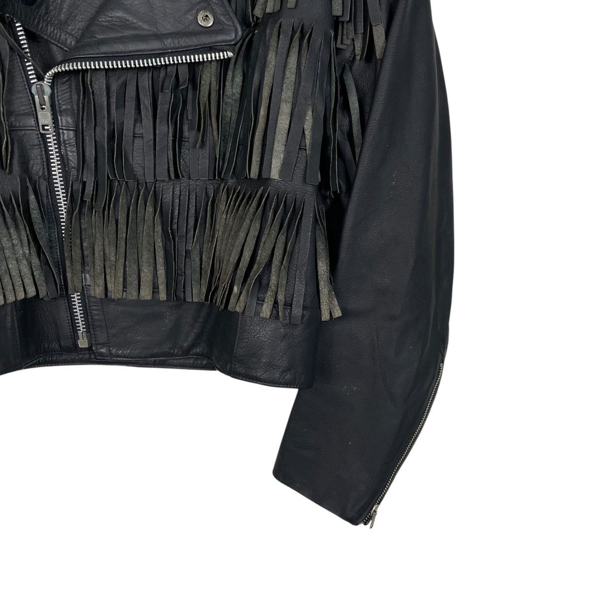 Jean Paul Gaultier Jean Paul Gaultier Crop Biker Leather Jacket Size US S / EU 44-46 / 1 - 4 Thumbnail