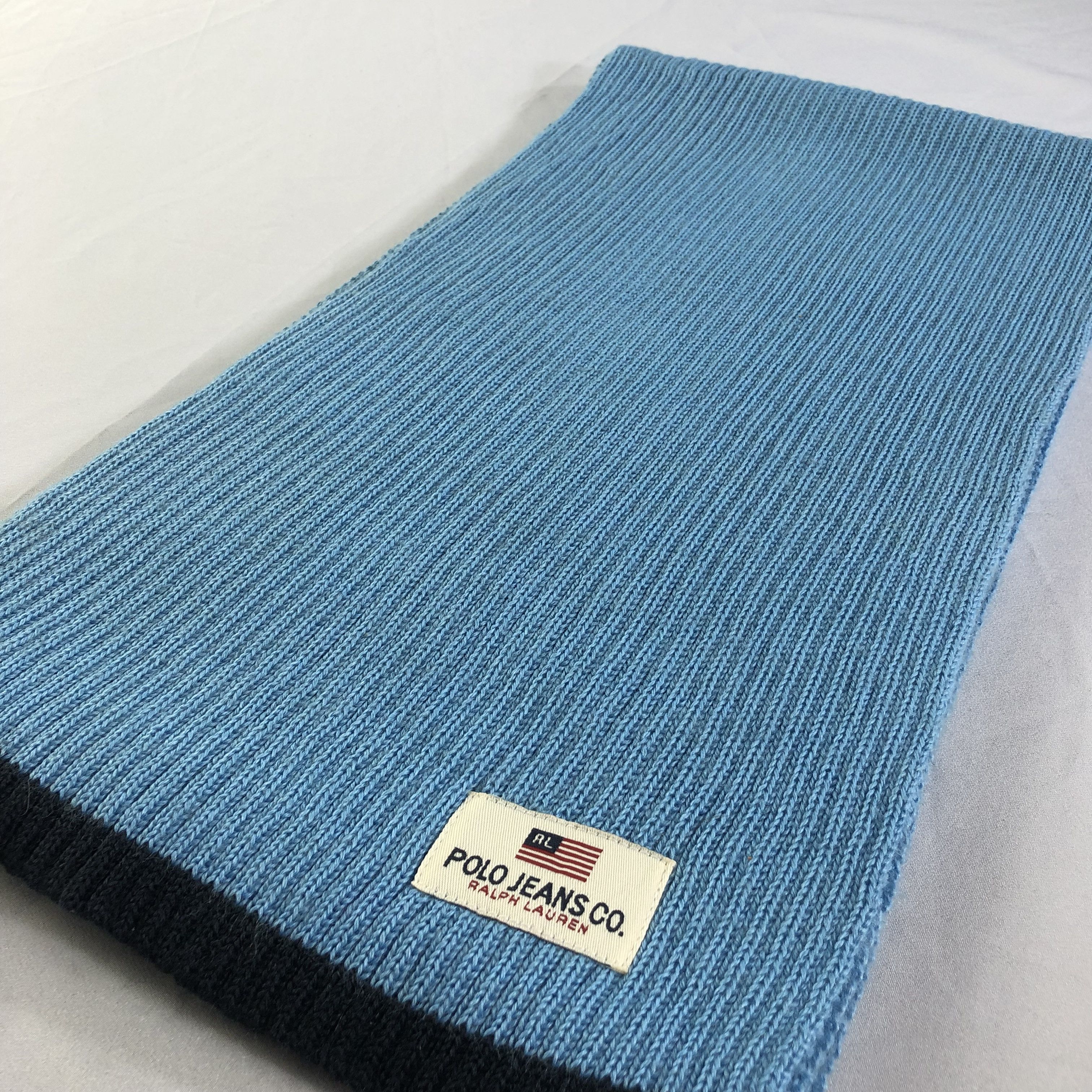 Polo Ralph Lauren Polo Jeans by Ralph Lauren Pleated Scarf Muffler V1651 Size ONE SIZE - 3 Thumbnail