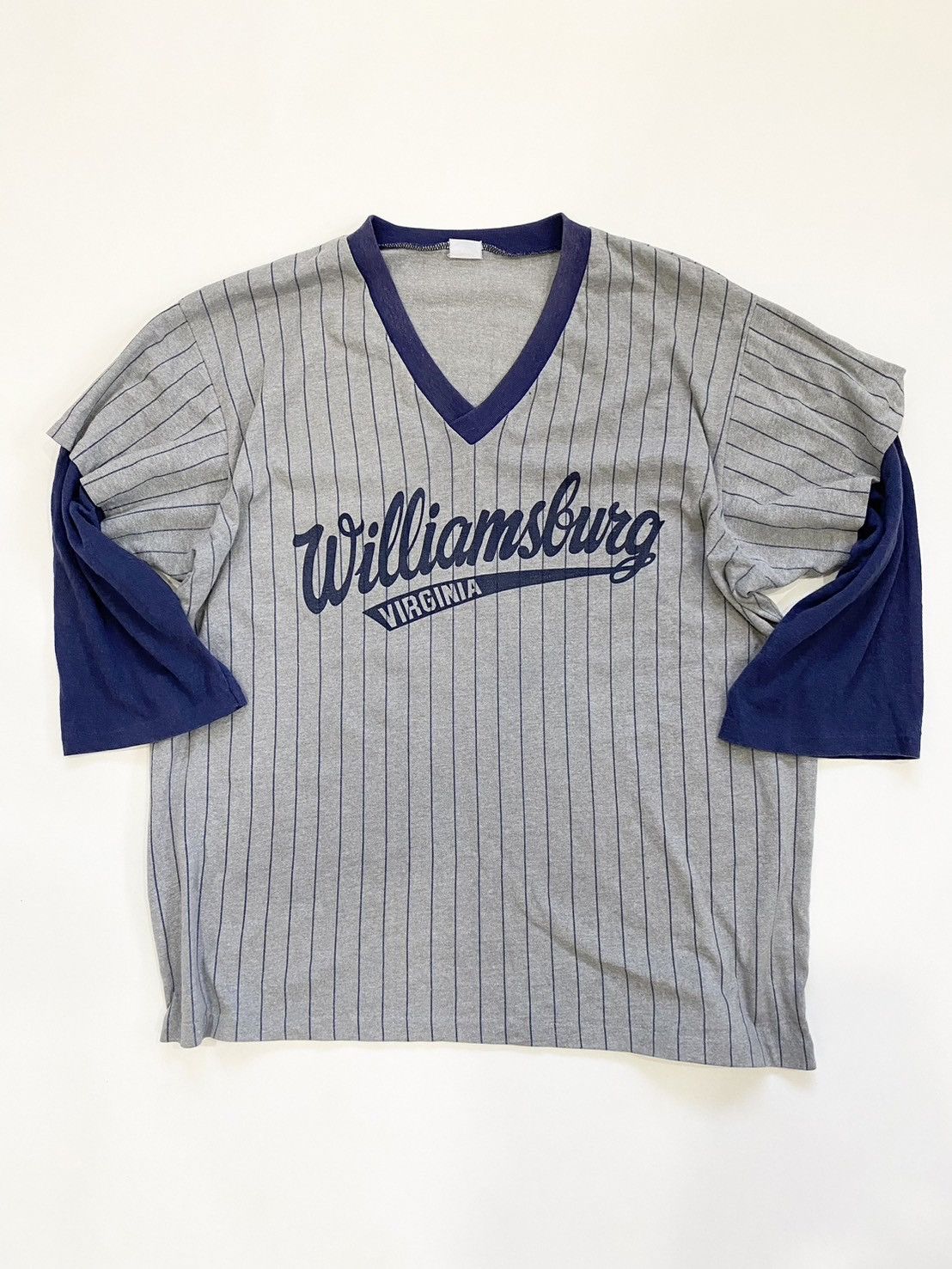MLB × Vintage Vintage 80's-90s Williamsburg Virginia Shirt Size US XL / EU 56 / 4 - 1 Thumbnail