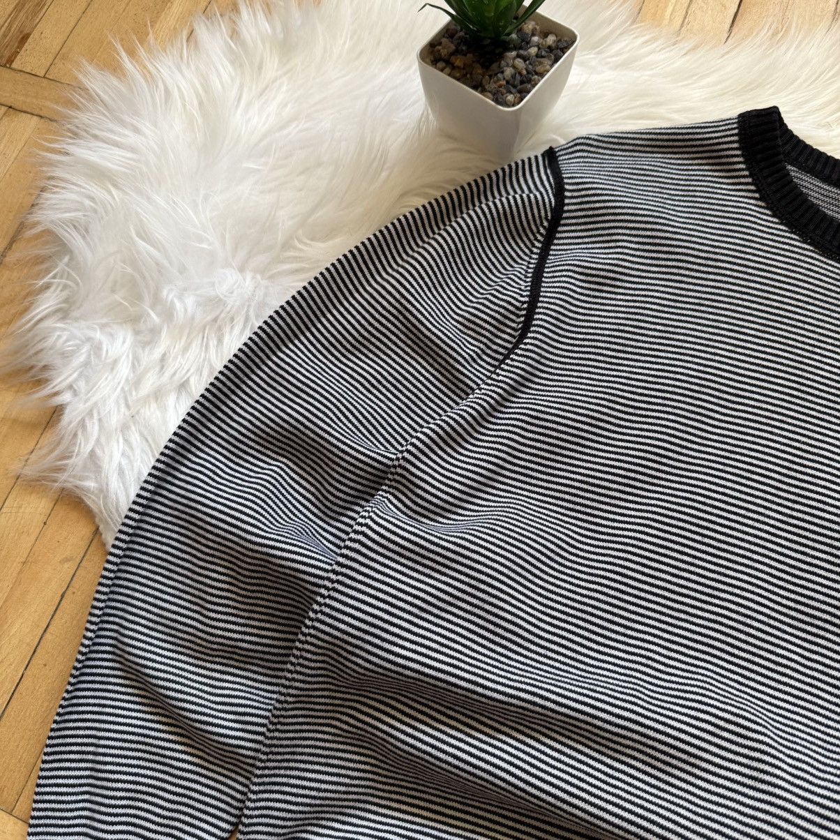 If Six Was Nine 📌 Vintage 00s LGB Vibe Knit Striped Sweater Y2K Size M / US 6-8 / IT 42-44 - 5 Thumbnail