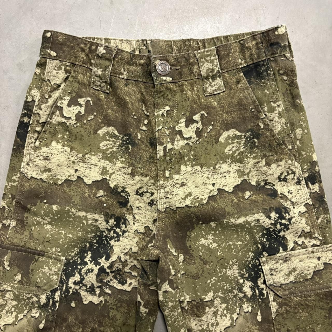 Vintage Crazy Vintage Y2K/2000s Baggy Real Camo DoubleKnee Camo Cargo Pants! Size US 26 / EU 42 - 2 Thumbnail