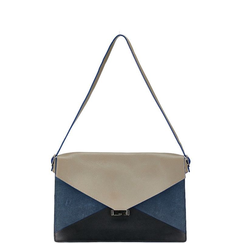 Celine Celine Celine Leather Suede Diamond Clutch Shoulder Bag Leather Shoulder Bag in Very Good Condition Size ONE SIZE - 1 Thumbnail