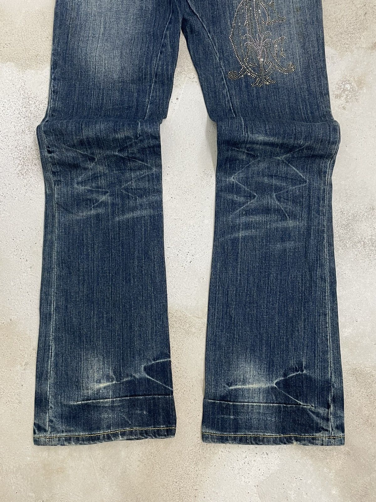 Christian Audigier Vintage Christian Audiger Embroidered Affliction Denim Size US 30 / EU 46 - 2 Thumbnail