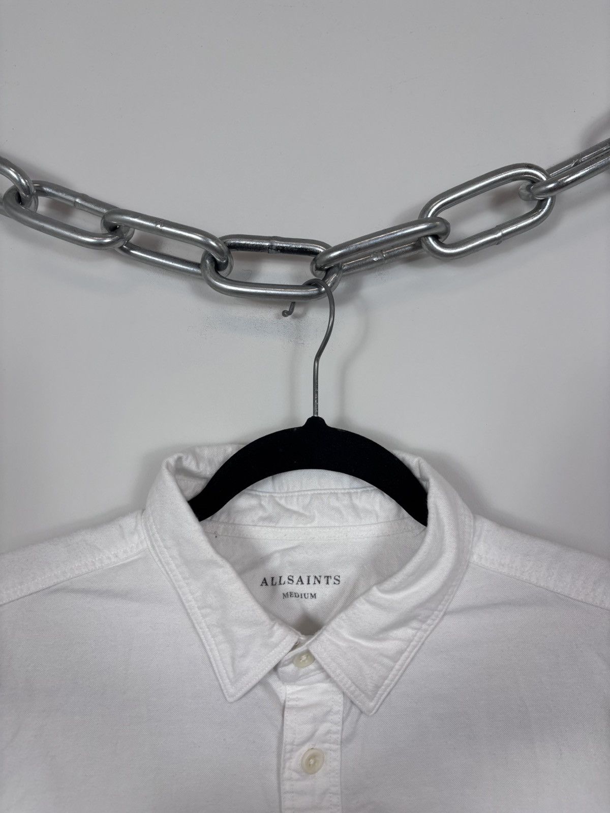 Allsaints AllSaints Men’s Hungtingdon SS Shirt Short Sleeve White Size US M / EU 48-50 / 2 - 3 Thumbnail