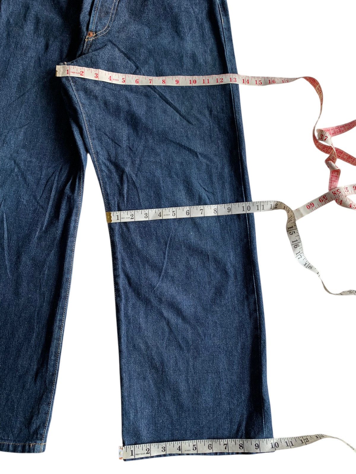 Schott VINTAGE SCHOTT SELVEDGE BUCKLE BACK JAPANESE DENIM Size US 32 / EU 48 - 20 Thumbnail