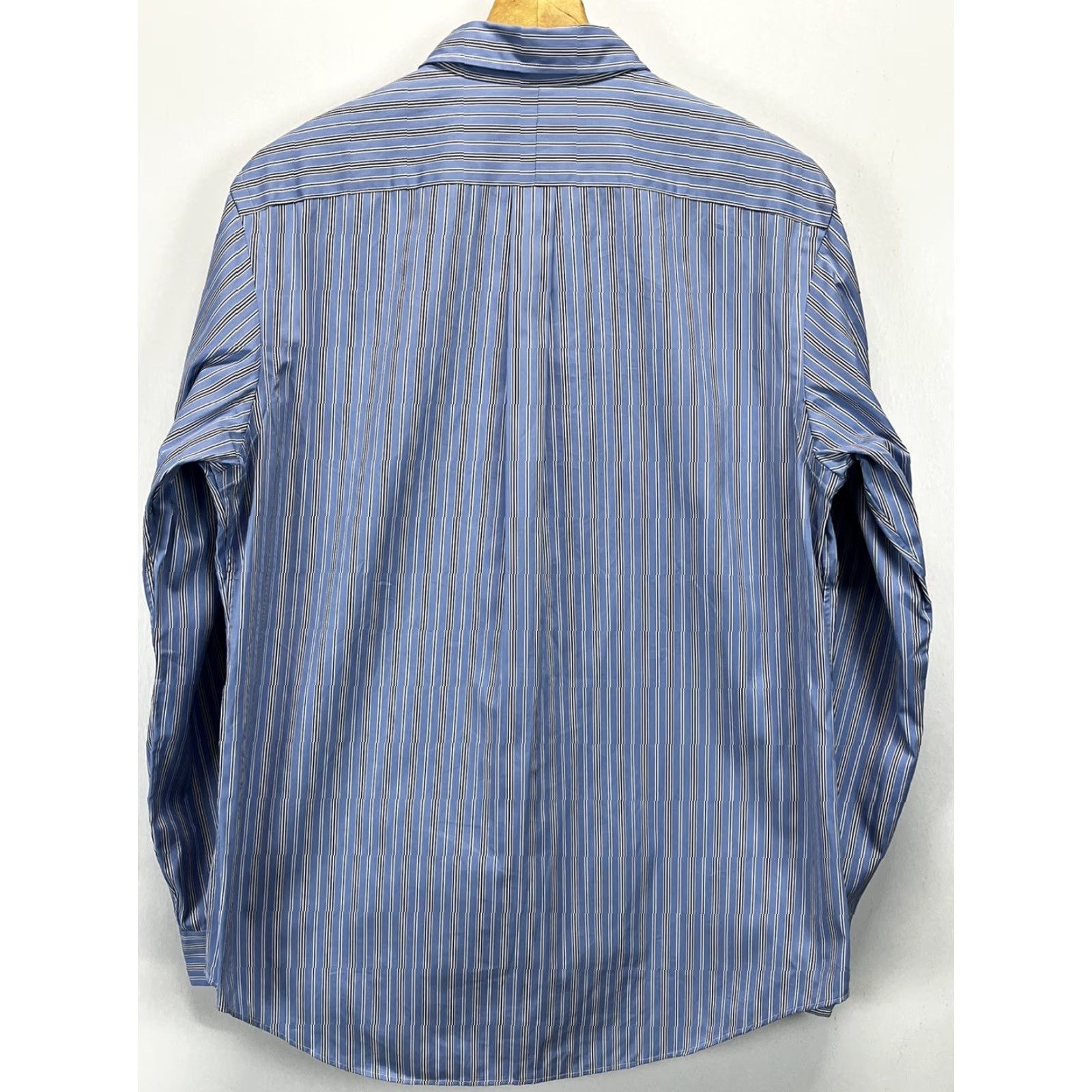 Ralph Lauren Ralph Lauren Striped Button-Down Shirt Mens L Blue Preppy Pony Logo Classic Size US L / EU 52-54 / 3 - 2 Thumbnail
