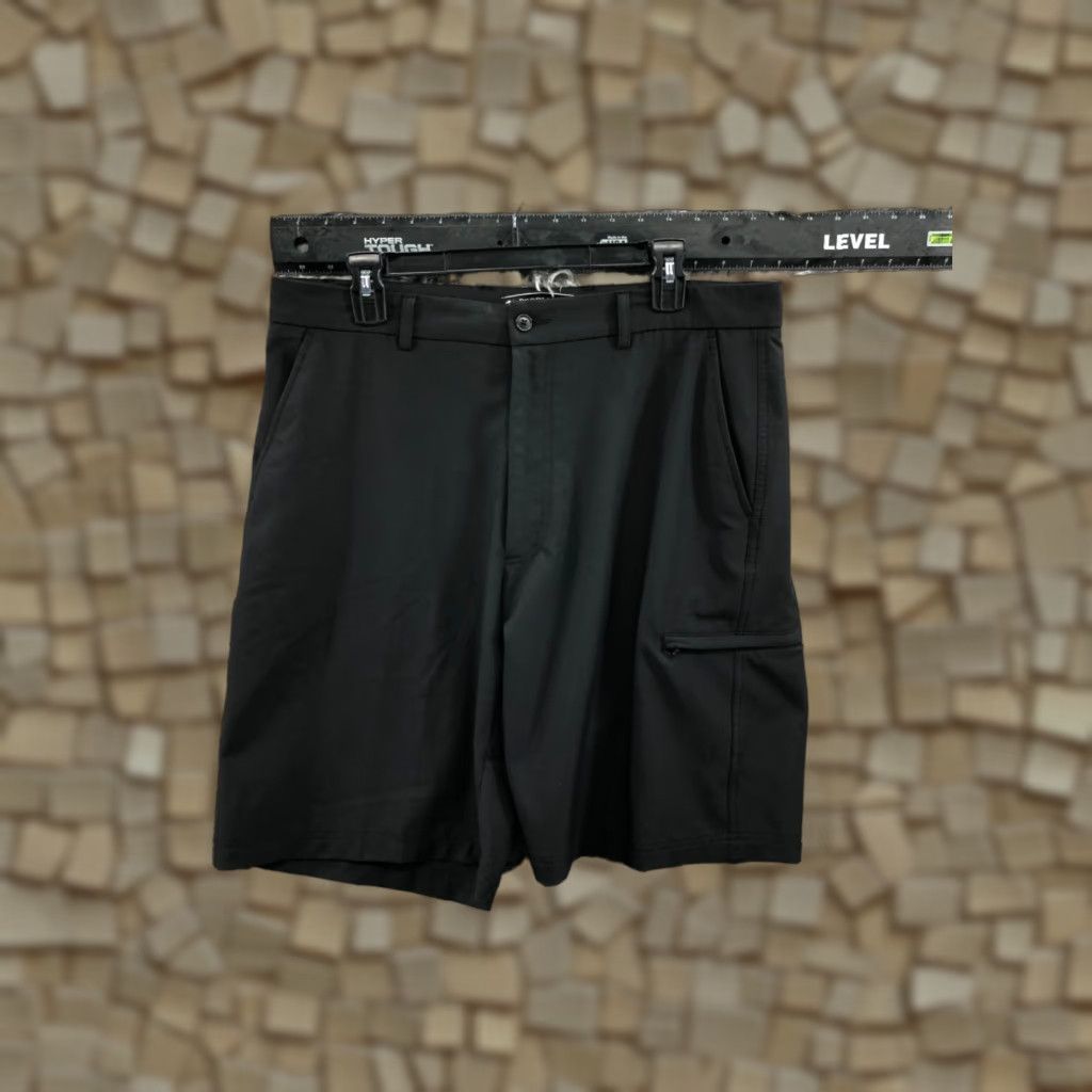 Vintage Pebble Beach Mens Bermuda Shorts Size 36 Dark Wash Black Mid Rise 5-Pocket Regular Inseam 10in Cotton Blend Logo Size US 36 / EU 52 - 1 Thumbnail