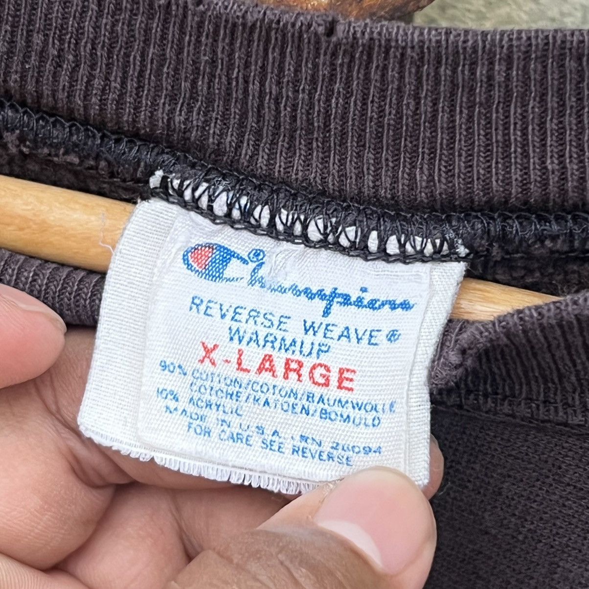 Champion “VINTAGE” CHAMPION CHICAGO BULLS FADED CREWNECK Size US XL / EU 56 / 4 - 12 Thumbnail