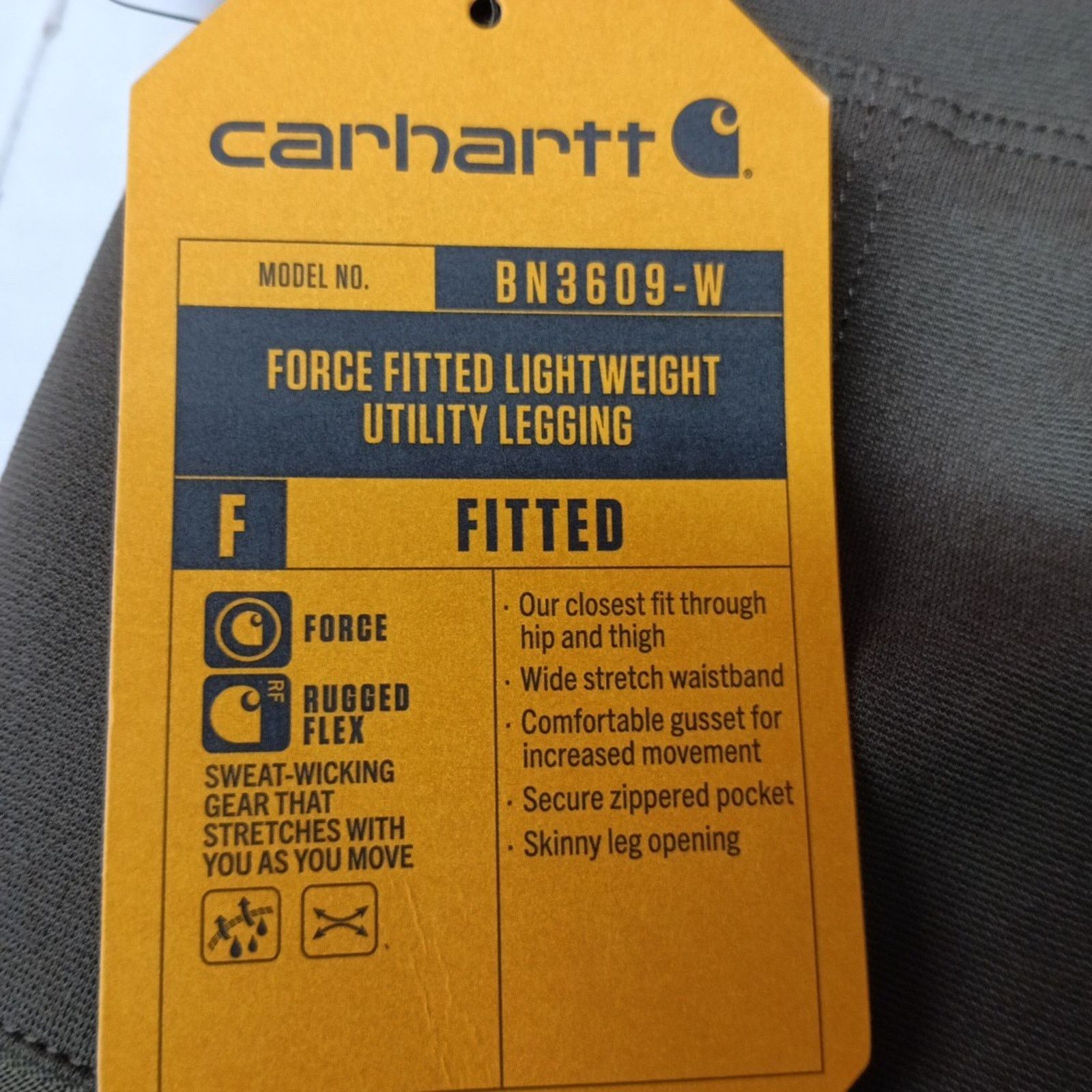 Carhartt Carhartt Women’s Leggings Lightweight Utility Size XL Green Size 38" / US 16 / IT 52 - 4 Thumbnail
