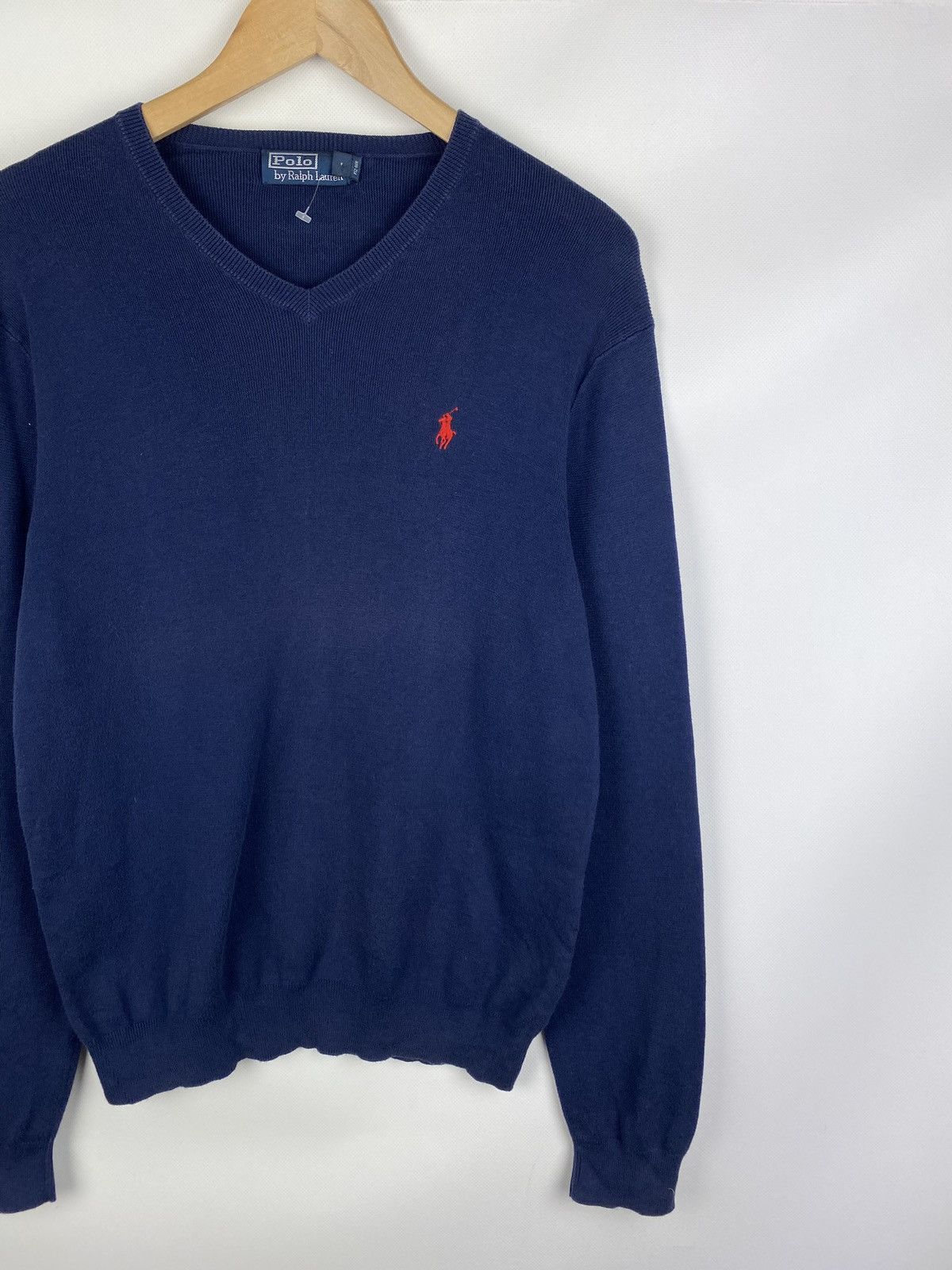Vintage Polo by Ralph Lauren vintage men’s cotton sweater pullover Size US M / EU 48-50 / 2 - 3 Thumbnail