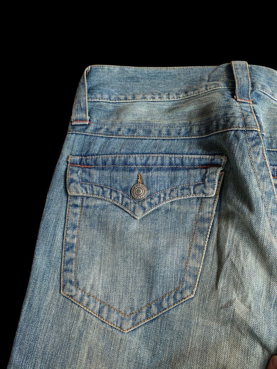 Tornado Mart FLARE💥 DOMINATE HANDCRAFTED JEANS PUNK STYLE DENIM☠️🎌 Size US 33 - 13 Thumbnail