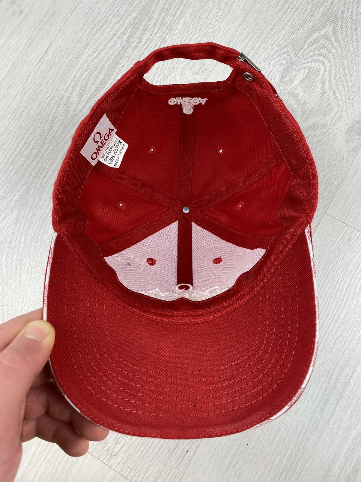 Omega Vintage Omega Cap Hat Rolex Cartier Racing Breitling Size ONE SIZE - 6 Thumbnail