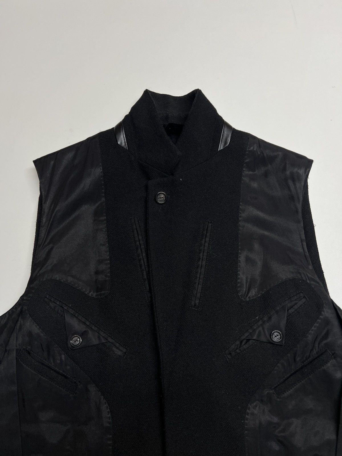 Takahiromiyashita The Soloist. Aw18 harness blazer ‘sleeveless’ Size 50R - 4 Thumbnail