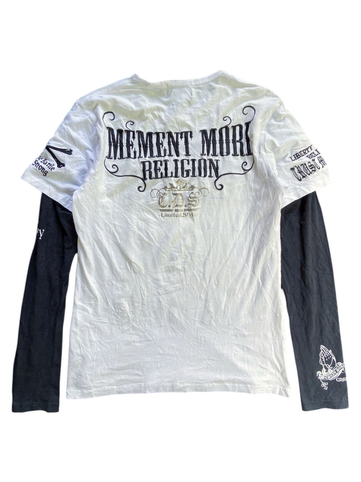 Japanese Brand TOO COOL TOO DIE DOUBLE LAYER PUNK LONG SLEEVE Size US M / EU 48-50 / 2 - 3 Thumbnail