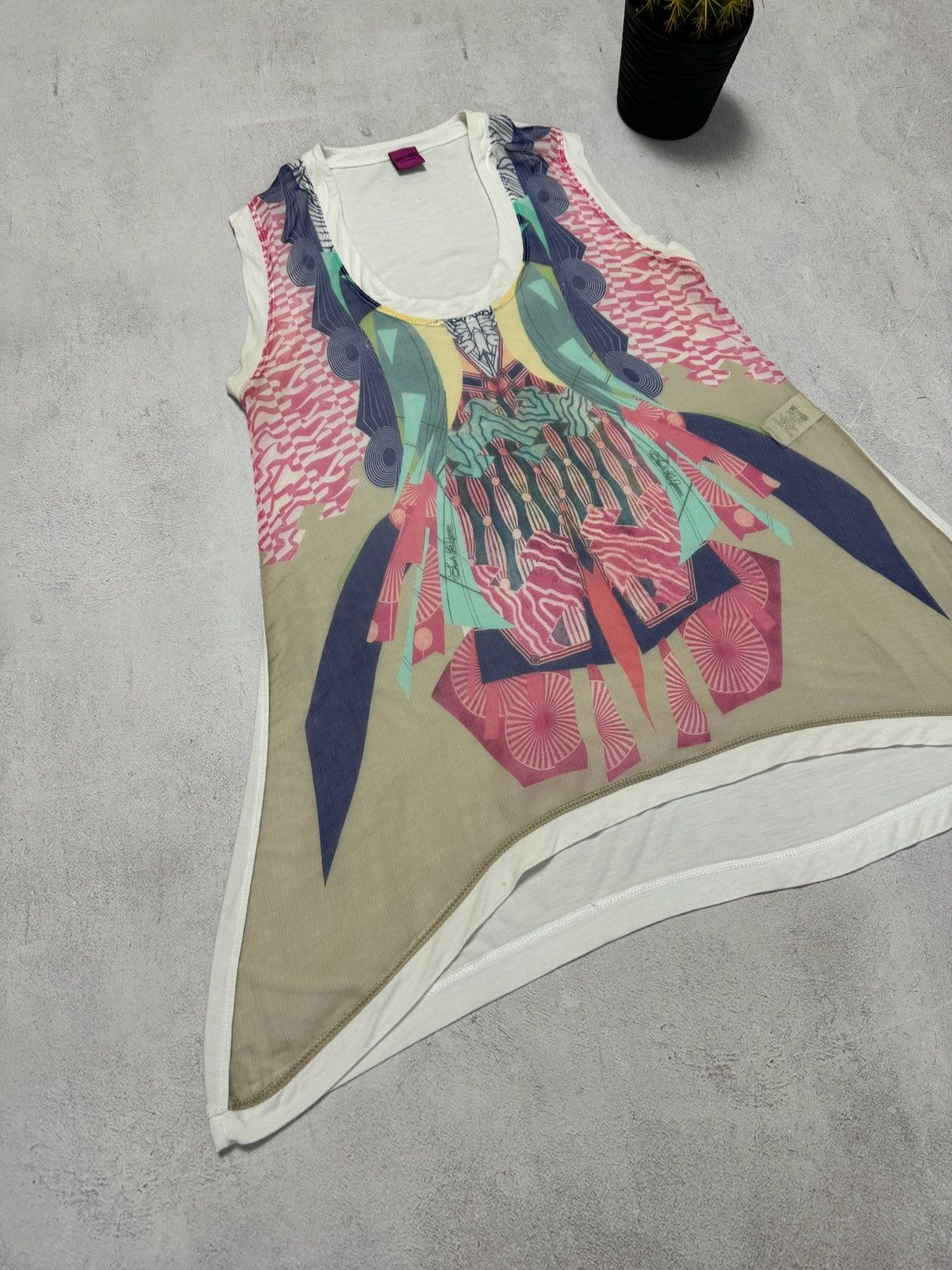 Designer × Japanese Brand Vintage Save The Queen Dress T Shirt Blouse Luxury Y2K Size M / US 6-8 / IT 42-44 - 2 Thumbnail