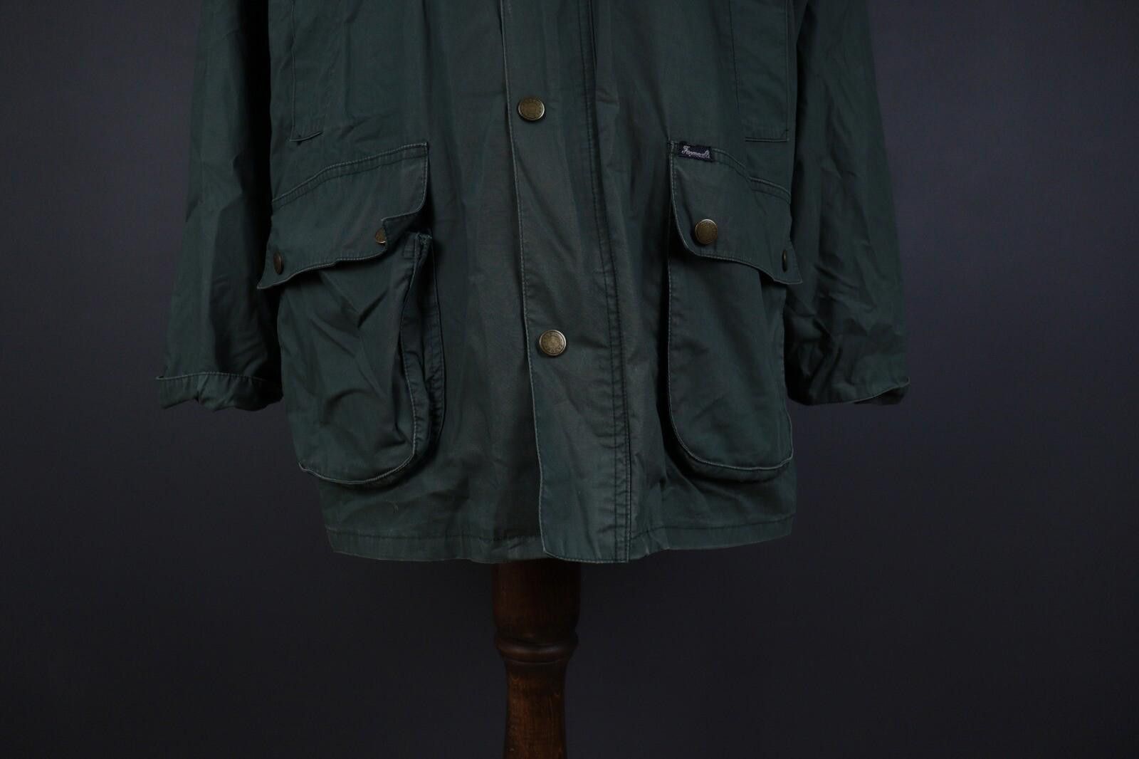 Faconnable Faconnoble Green Vintage Trench Coat Jacket Size XL Size US XL / EU 56 / 4 - 3 Thumbnail