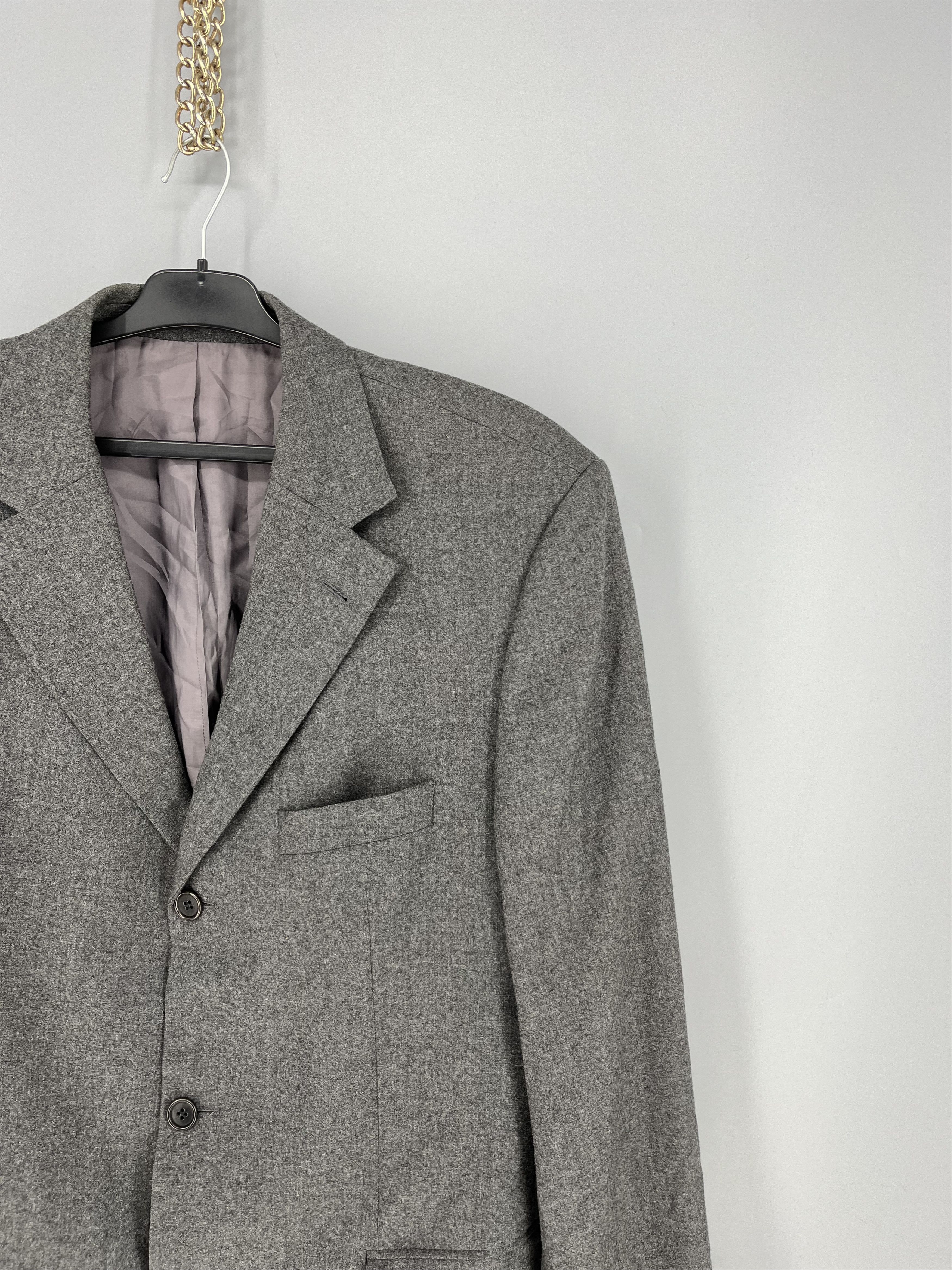 Hugo Boss HUGO BOSS Loro Piana Mens Wool Cashmere Blend Sports Blazer Size 50R - 5 Thumbnail