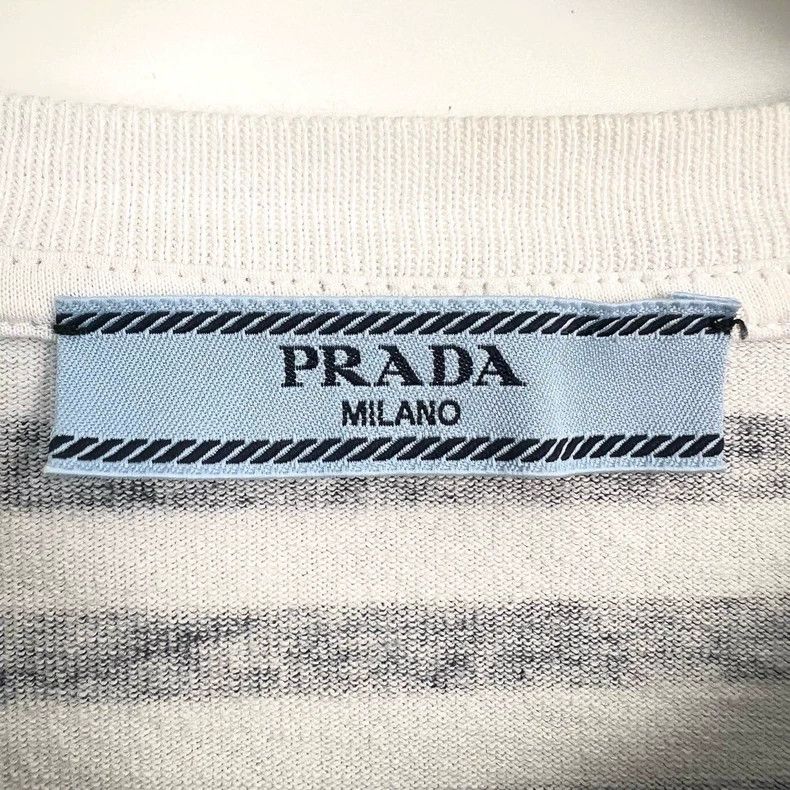 Prada Prada 24 new black and white striped long sleeves pocket p Size US XS / EU 42 / 0 - 4 Thumbnail