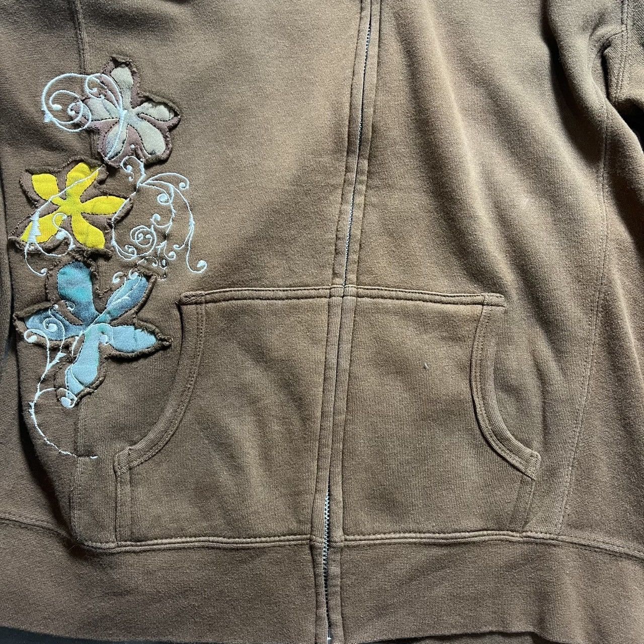Billabong Billabong Floral Zip-Up Hoodie Size M / US 6-8 / IT 42-44 - 8 Thumbnail