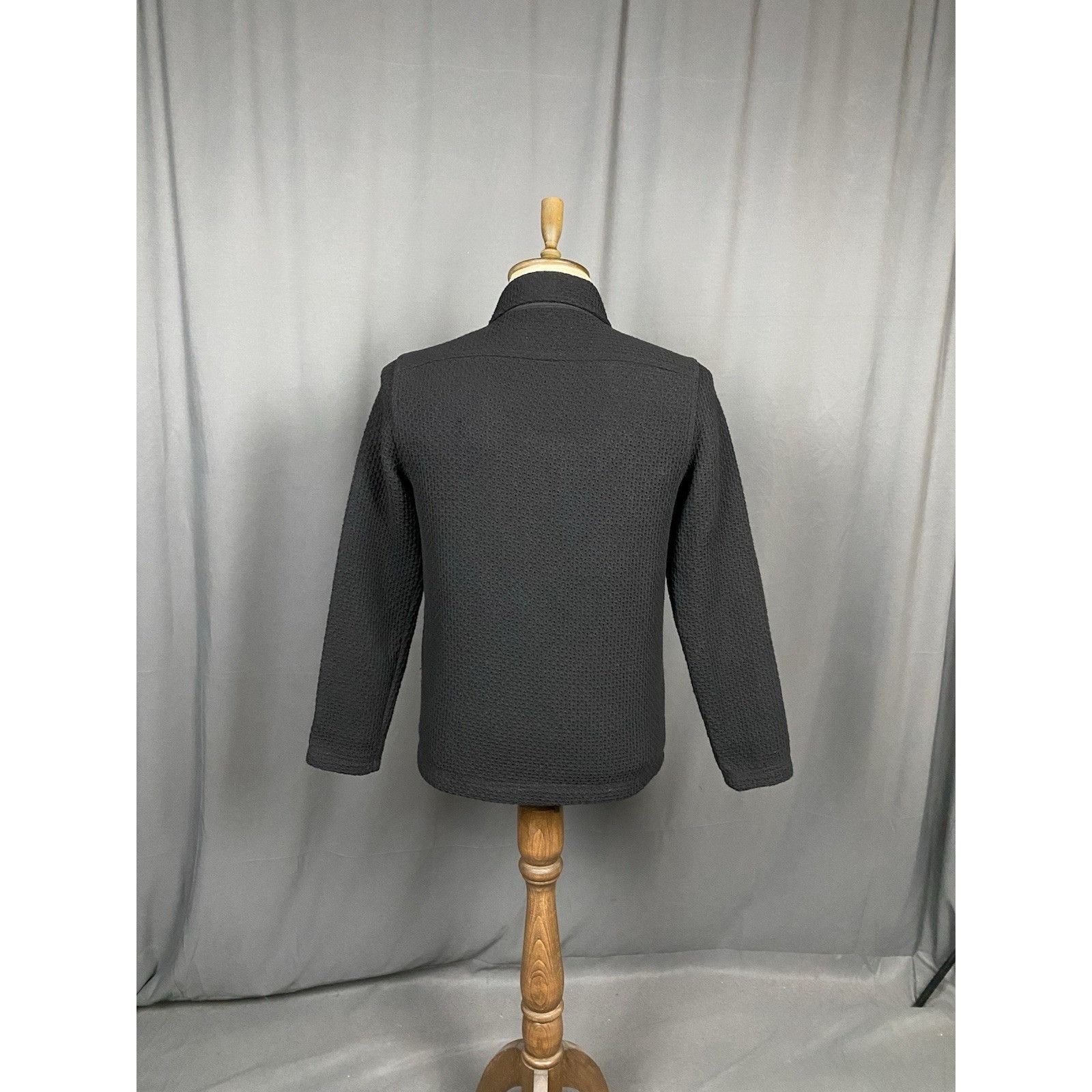 Folk MINT! Folk Chore Jacket Mens Black Wool Blend Thomas Worker Size US S / EU 44-46 / 1 - 7 Thumbnail