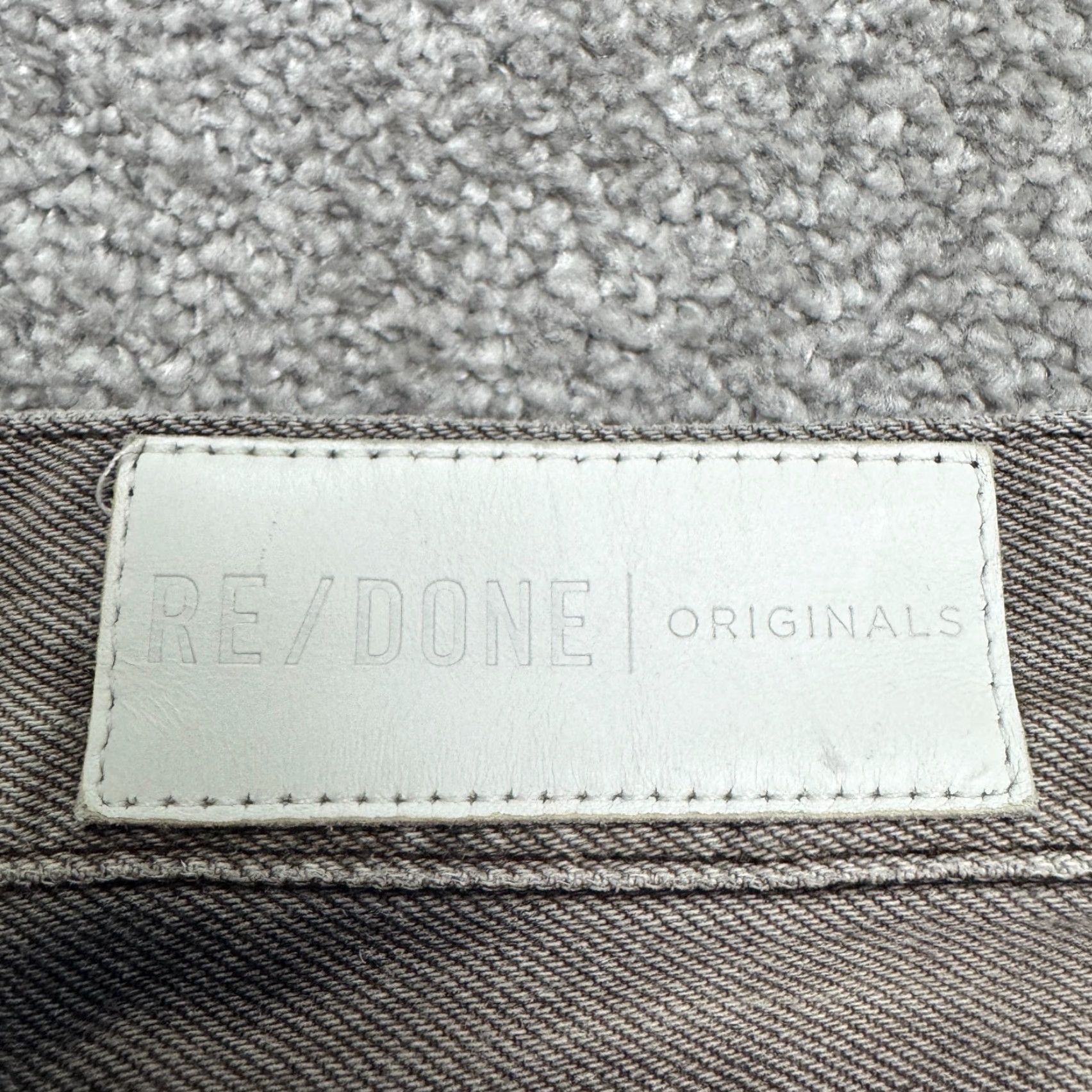 RE/DONE Re/Done 90s High Rise Loose Fit Button Fly Denim Jeans Womens 25 Black Size 42" / US 20 - 5 Thumbnail