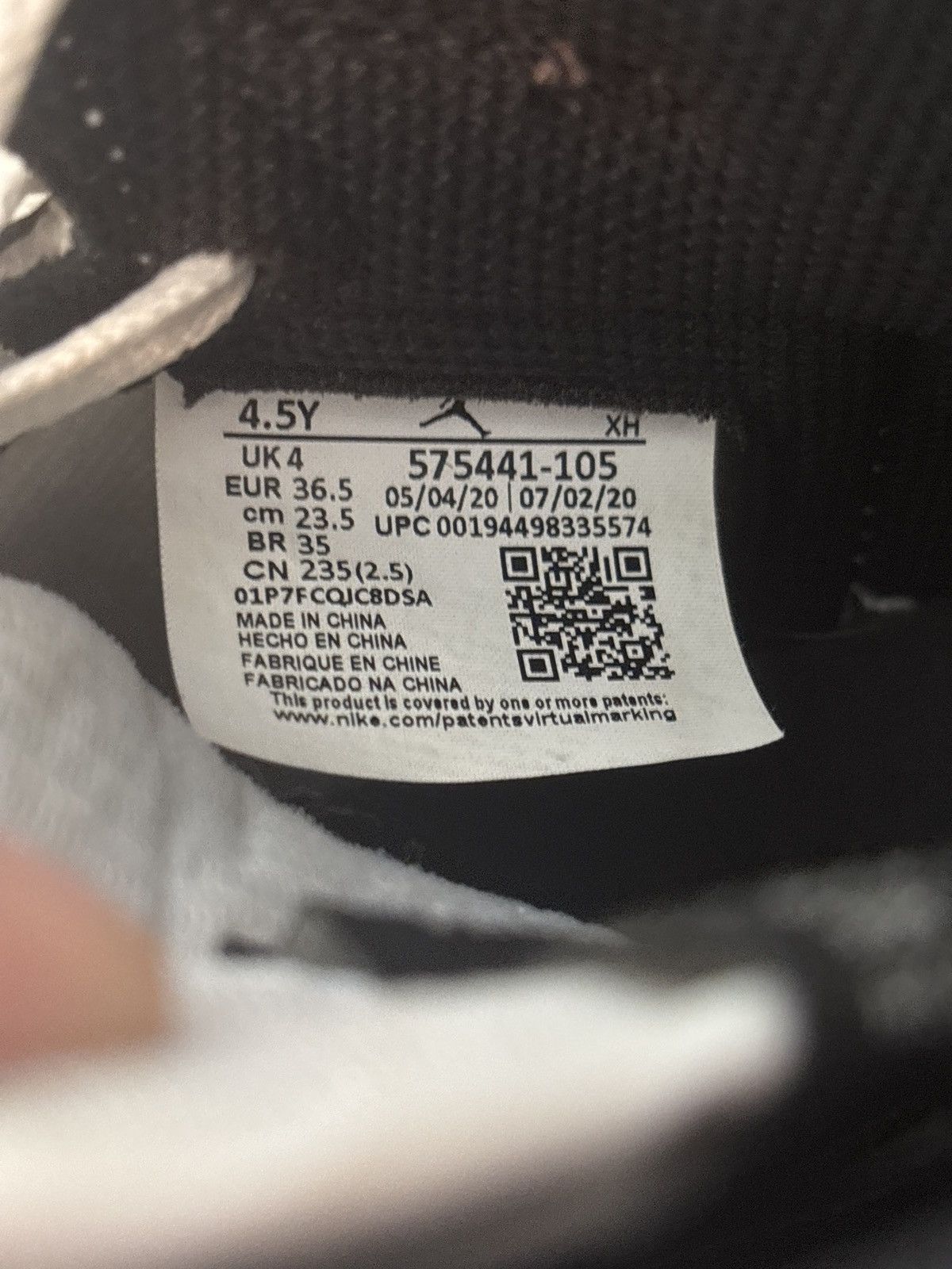 Jordan Brand Air Jordan 1 Retro High OG GS “Dark Mocha” Size US 6 / IT 36 - 5 Thumbnail