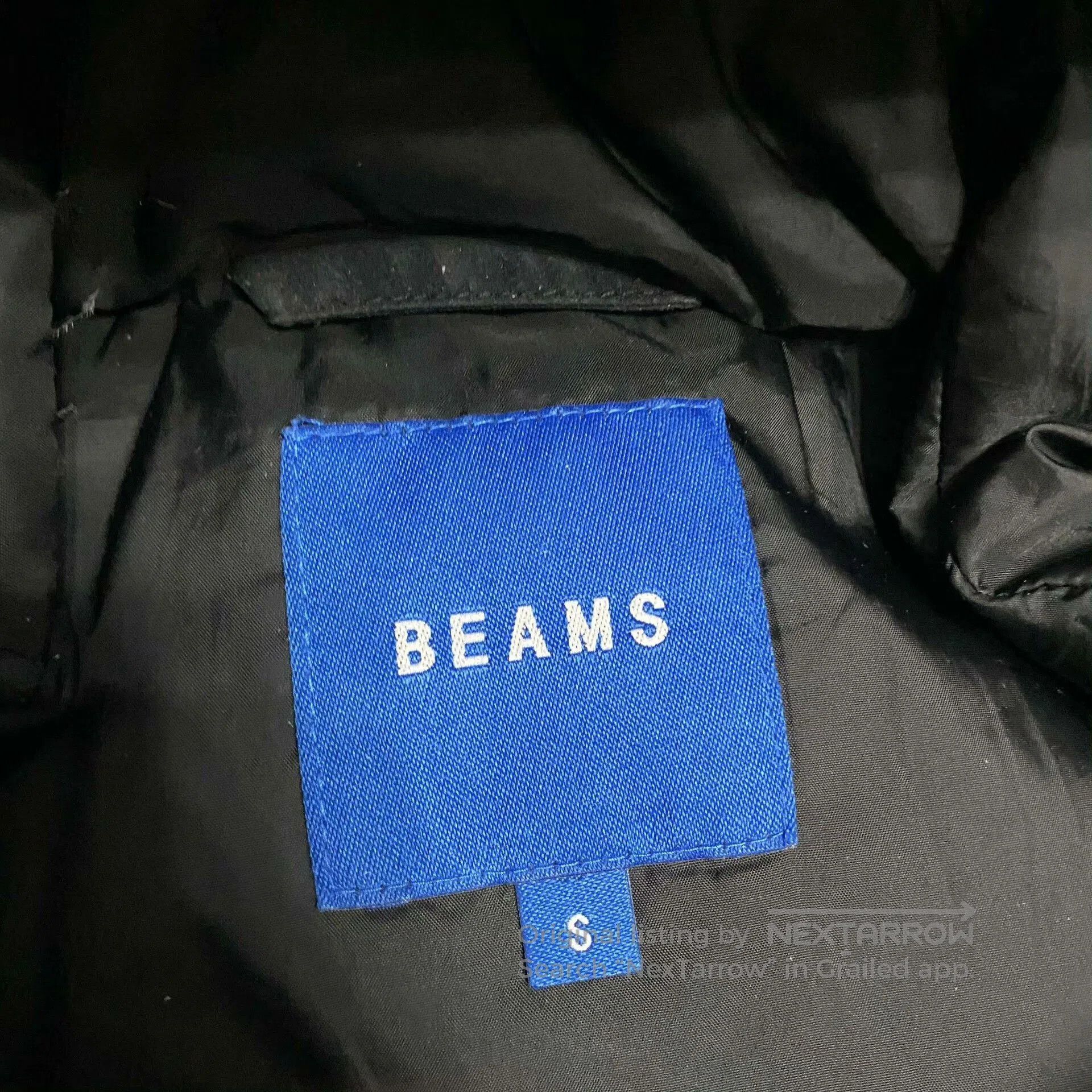 Descendant black waterproof puffer jacket by BEAMS. Size US S / EU 44-46 / 1 - 6 Thumbnail