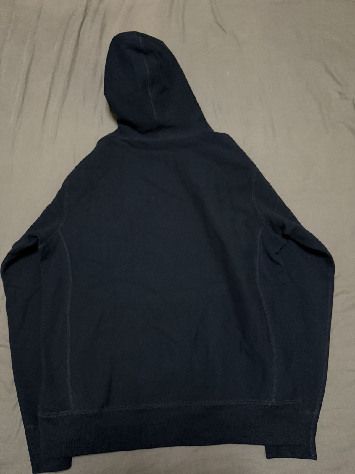 Supreme Supreme trademark hooded sweatershirt navy hoodie Size US L / EU 52-54 / 3 - 2 Thumbnail
