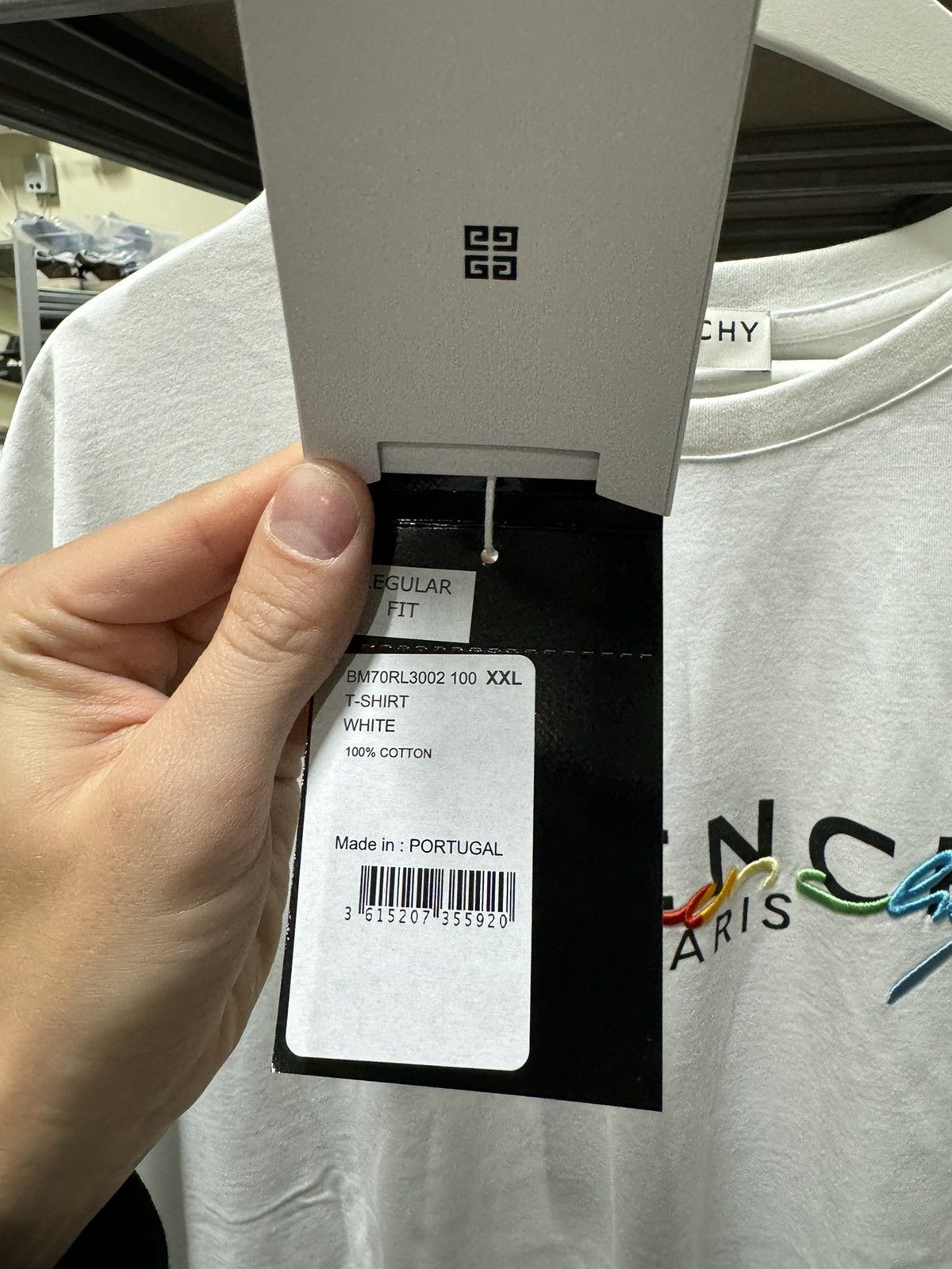 Givenchy Givenchy Signature Logo T-Shirt NEW 650$ Size US XXL / EU 58 / 5 - 3 Thumbnail
