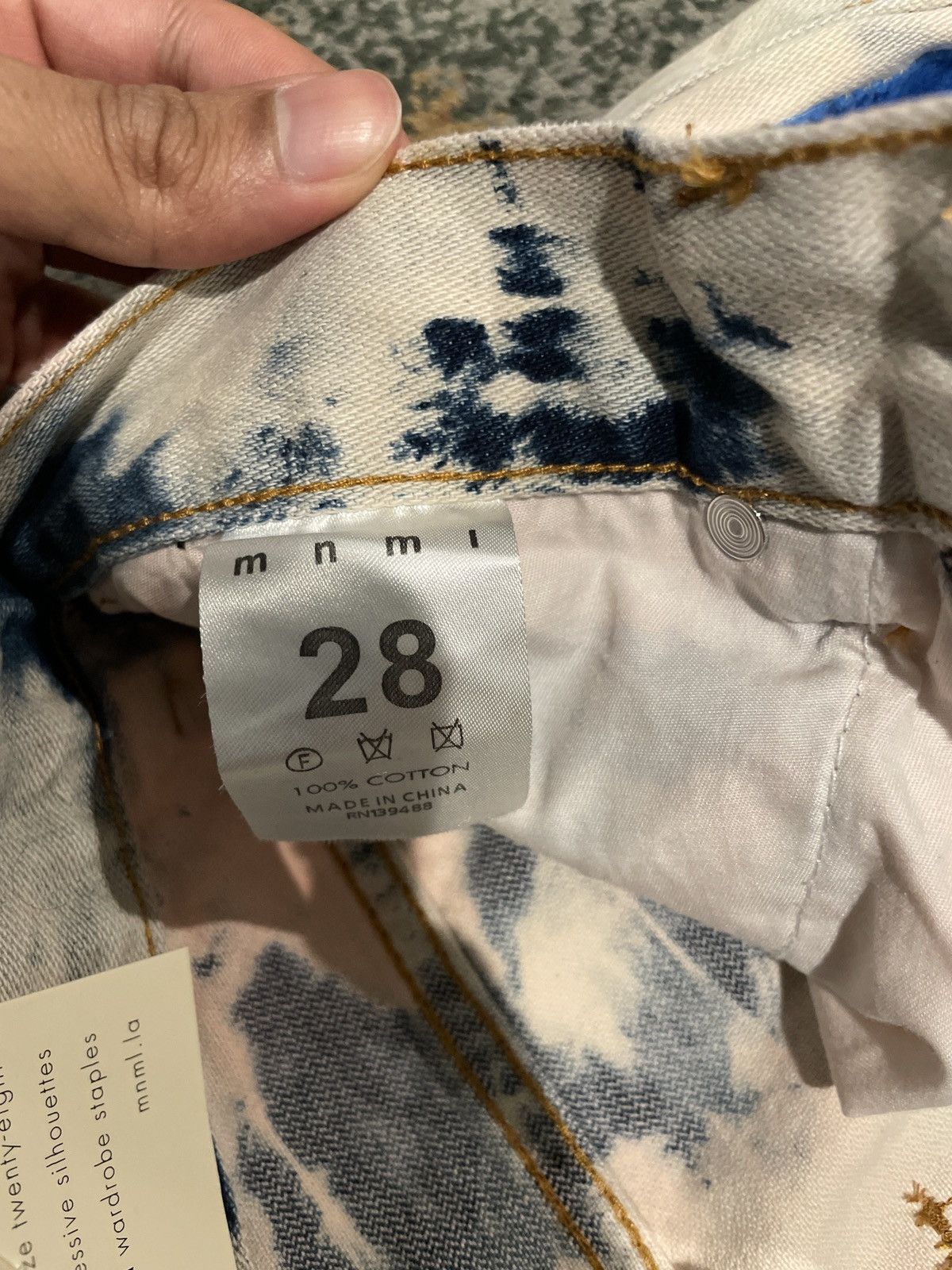 MNML mnml D248 Multicolor Denim Jeans Size US 28 / EU 44 - 3 Thumbnail